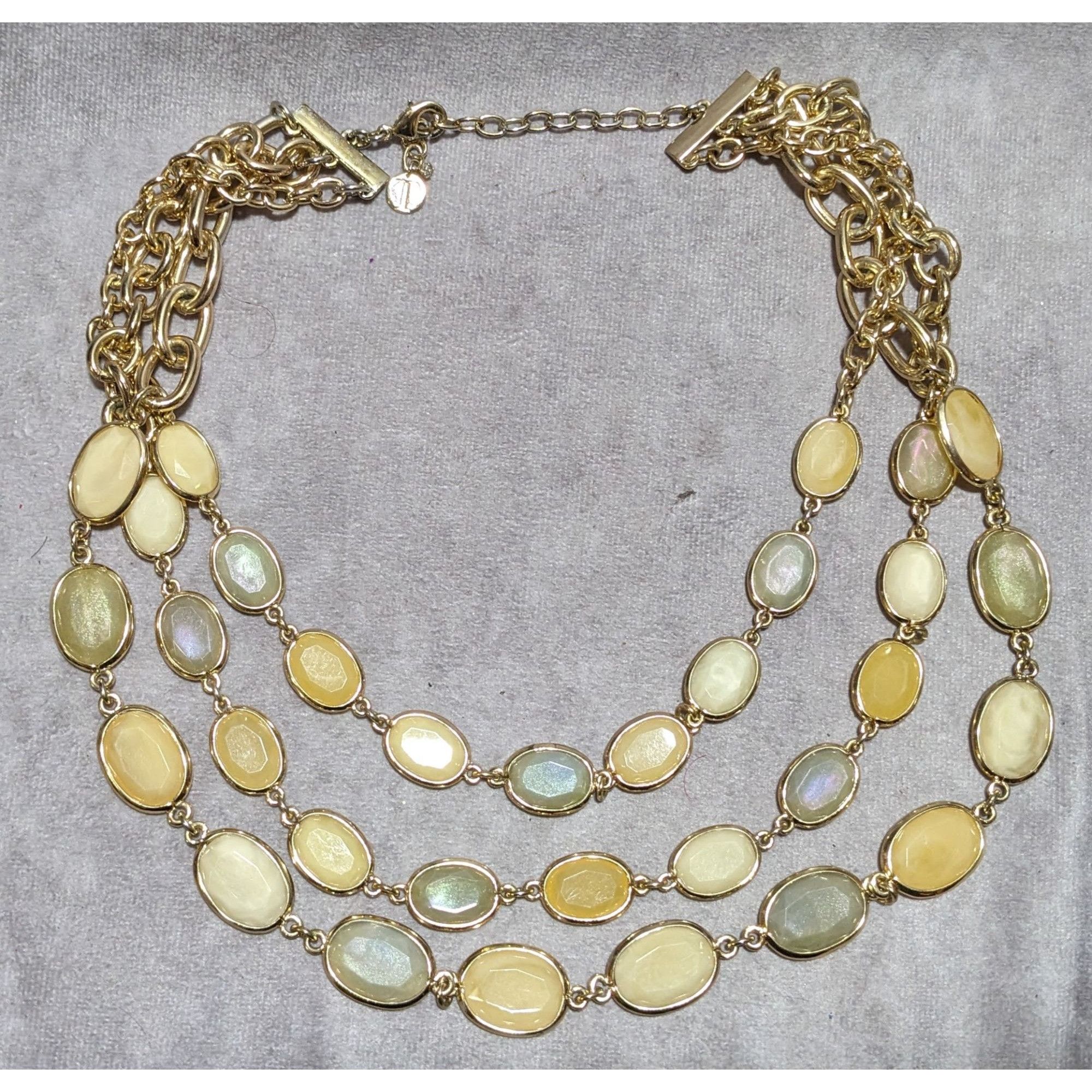 Talbots Vintage Talbots Multilayer Gemmed Necklace Size ONE SIZE - 6 Thumbnail