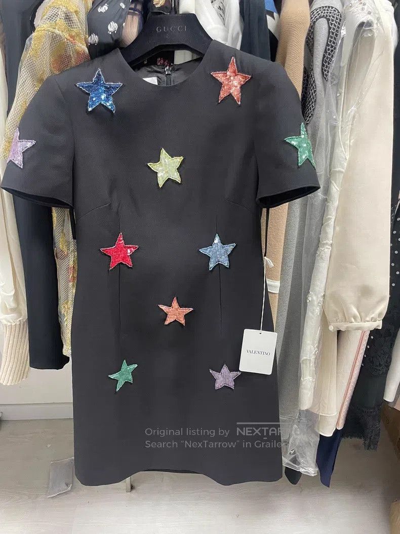 Valentino Valentino Silk wool pattern dress Size M / US 6-8 / IT 42-44 - 1 Thumbnail