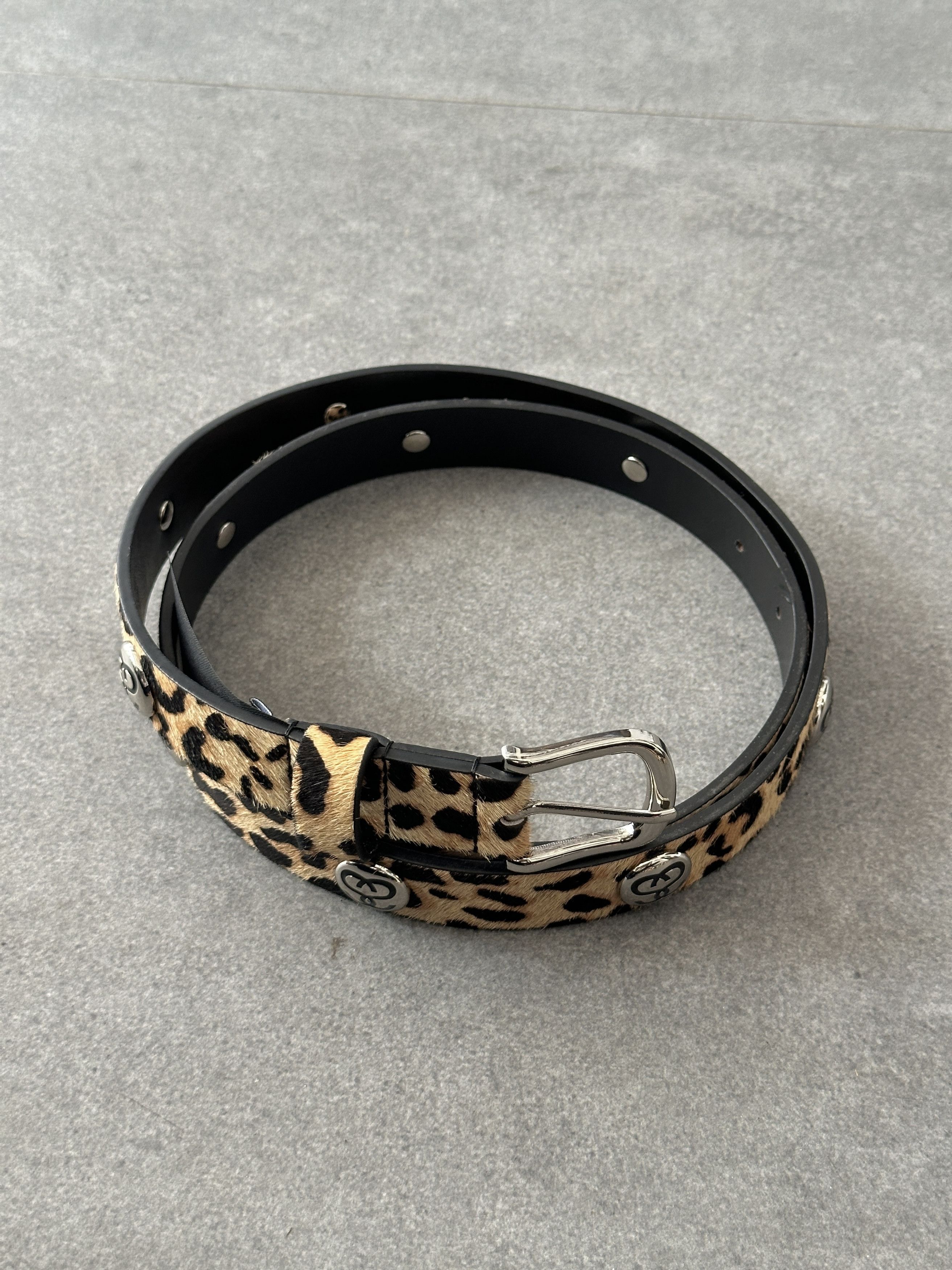 Stussy Stüssy SS Link Studded Belt Black L/XL | Grailed