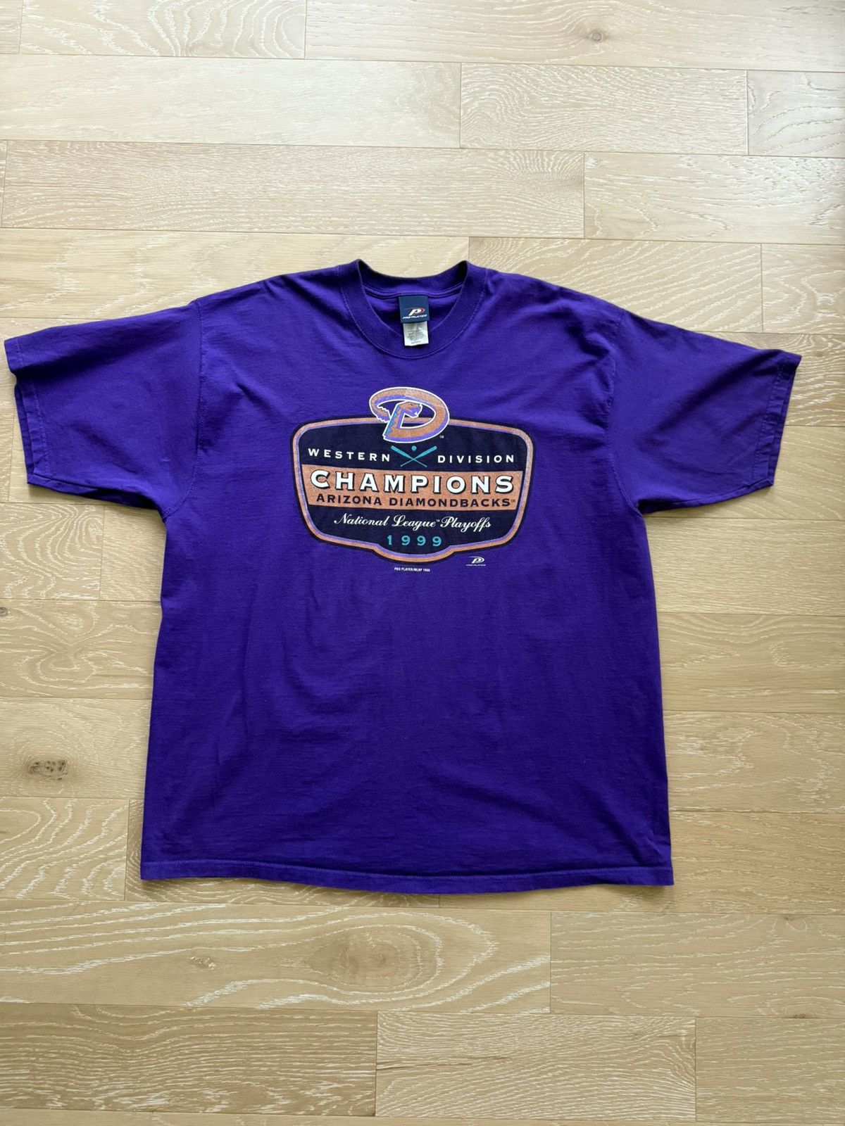 Pro Player 1999 Arizona Diamondbacks MLB NL Playoff Champions Shirt Size US XXL / EU 58 / 5 - 7 Thumbnail