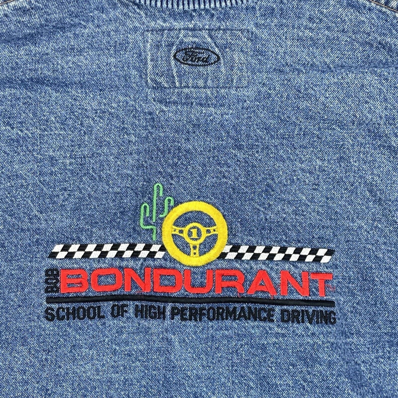 Other Vtg 90s Bob Bondurant Signature Series Varsity Racing Jacket Size US M / EU 48-50 / 2 - 7 Thumbnail