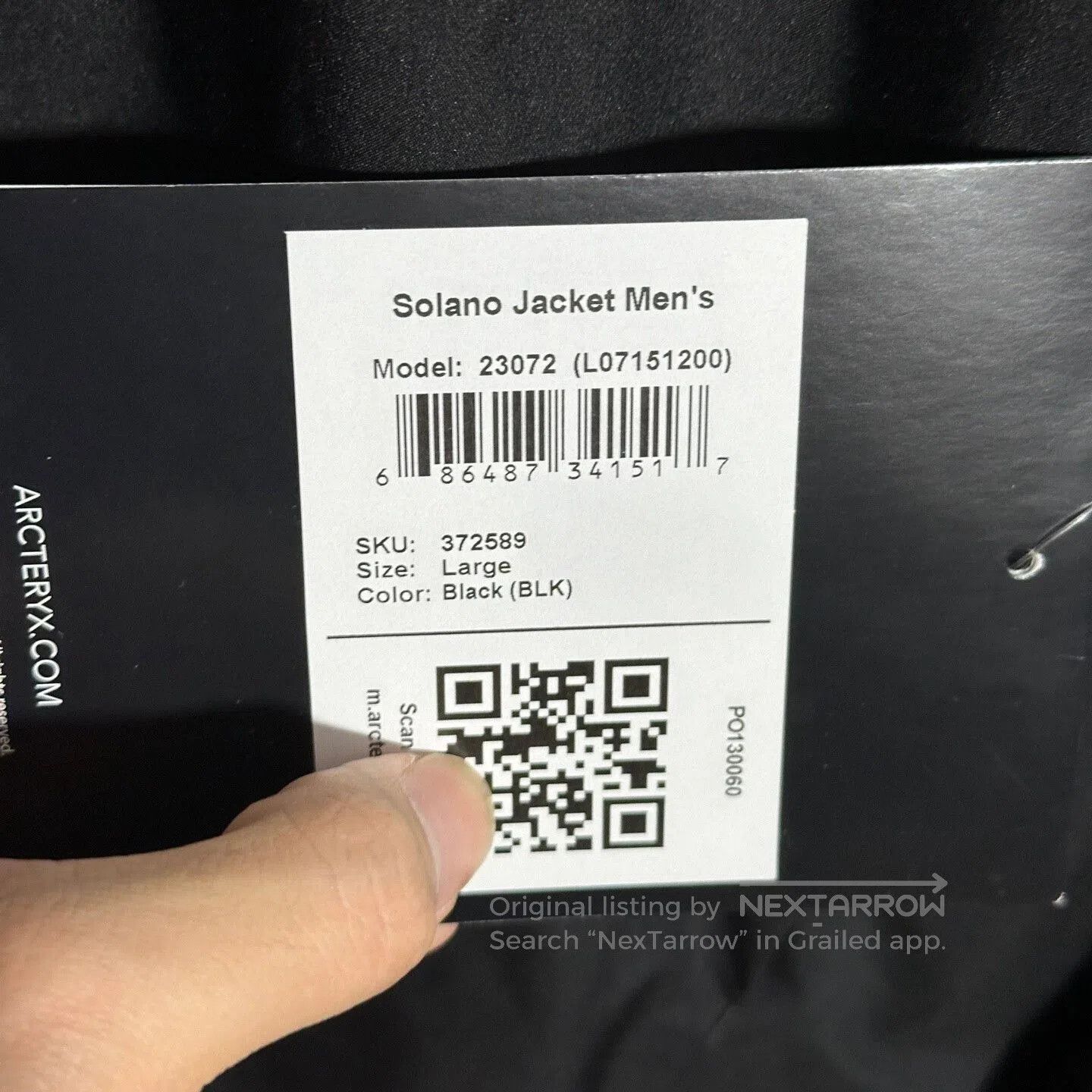 Arc'teryx Arcteryx Solano Jacket Black Softshell L. Size US L / EU 52-54 / 3 - 6 Thumbnail