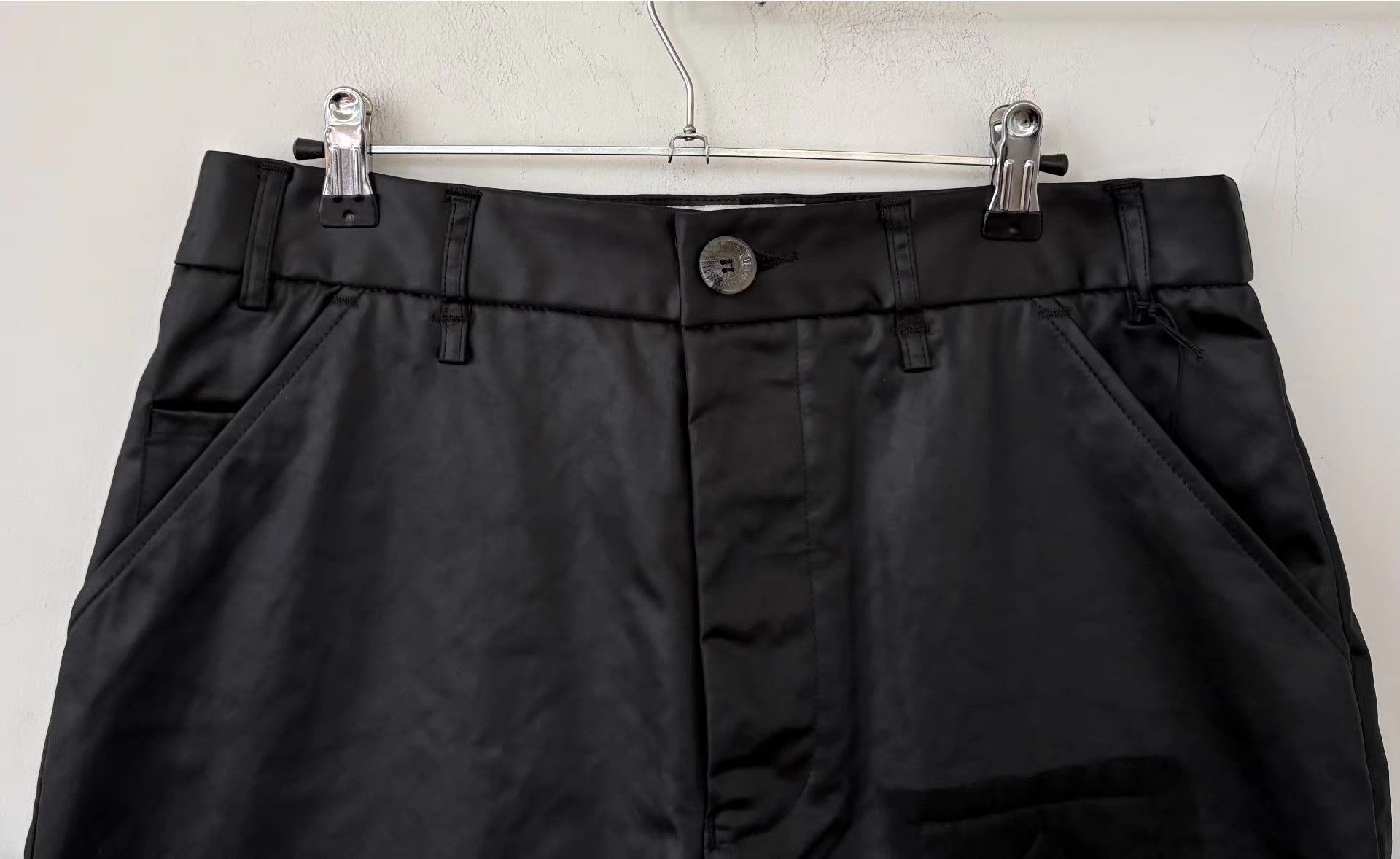 Song For The Mute Song for the Mute 22.2 Men's SatinMirrorFinish Trousers Ｑ21 Size US 34 / EU 50 - 4 Thumbnail