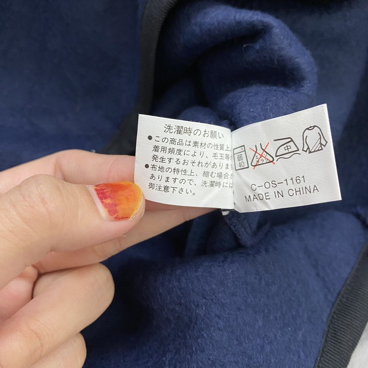 Other COLLINS USA Half Zipper Embroidered Brand Retro Sherpa Navy Size US M / EU 48-50 / 2 - 5 Thumbnail