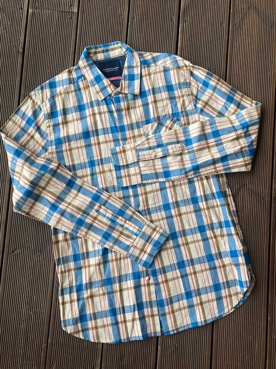 Scotch & Soda Scotch&Soda button up shirt checkered L Size US L / EU 52-54 / 3 - 1 Thumbnail