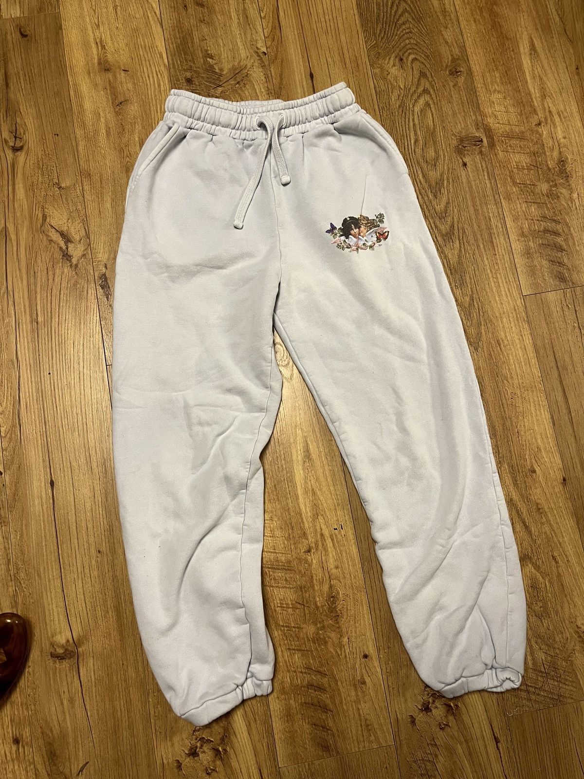 image of Fiorucci Milan Relaxed Joggers in Blue, Men's (Size 33)