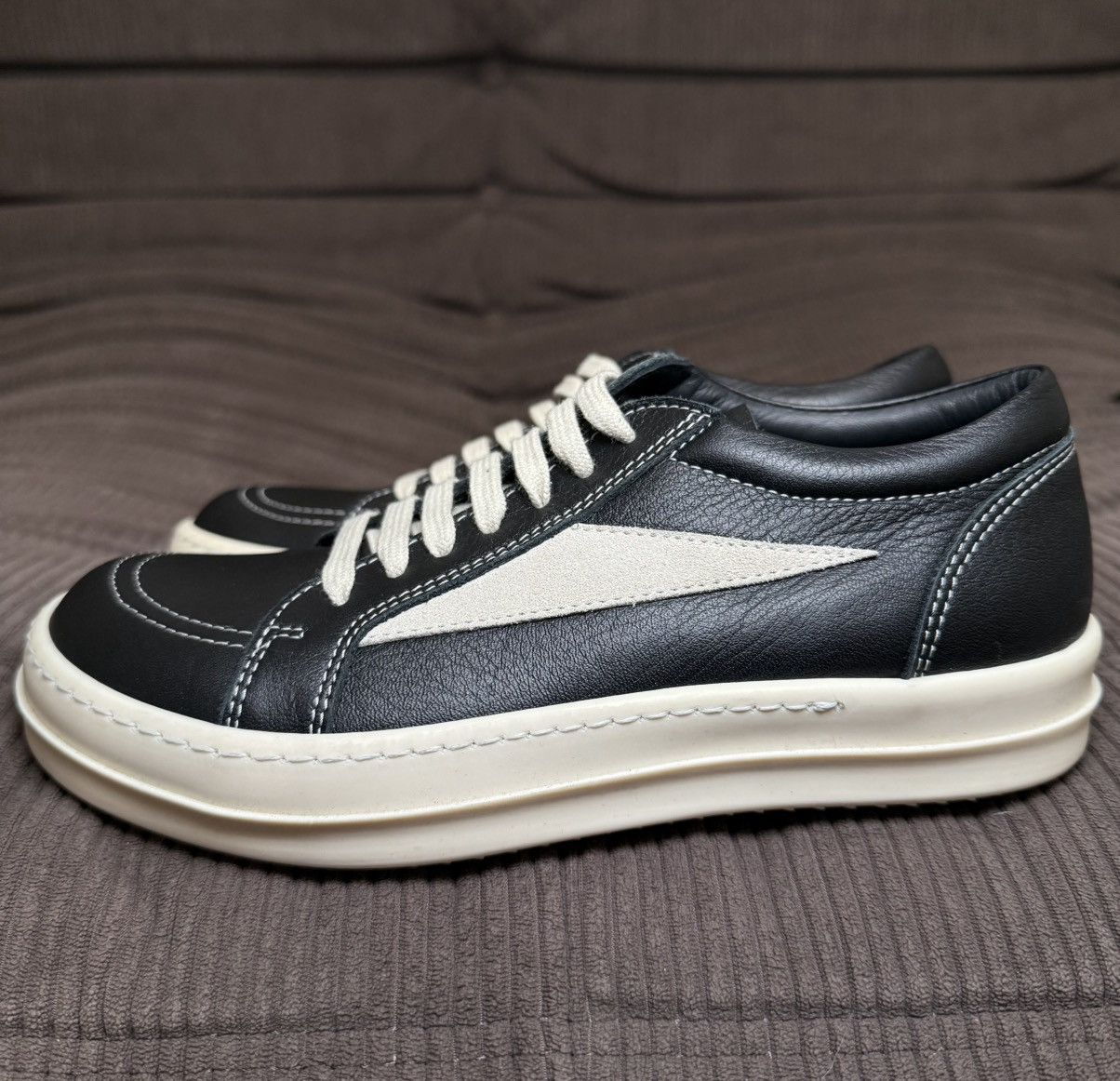 Rick Owens Rick Ownes Leather Strobe Sneakers Size US 5 / IT 35 - 5 Thumbnail