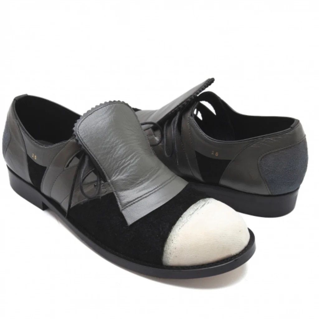 NEW COMME des GARCONS Inside Out Leather Shoes