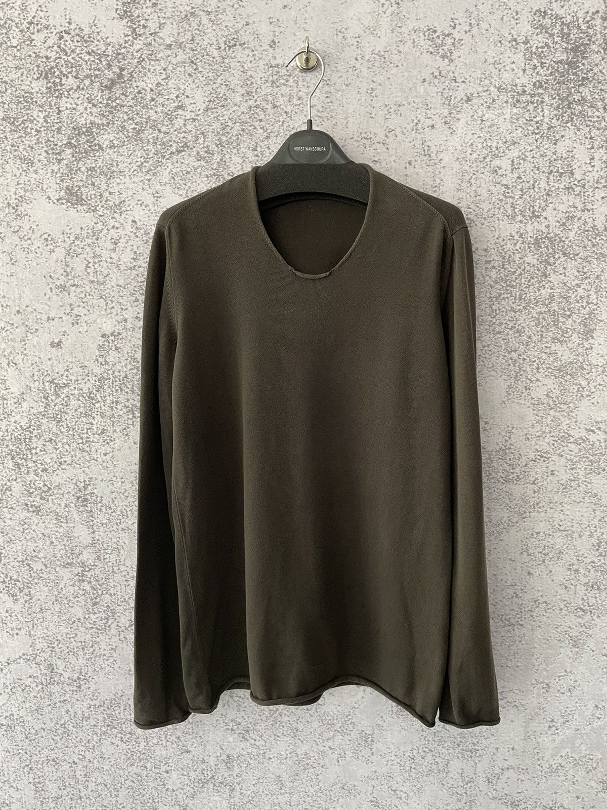 Label Under Construction LUC Khaki Heavy Cotton Primary Sweater Size US L / EU 52-54 / 3 - 1 Thumbnail