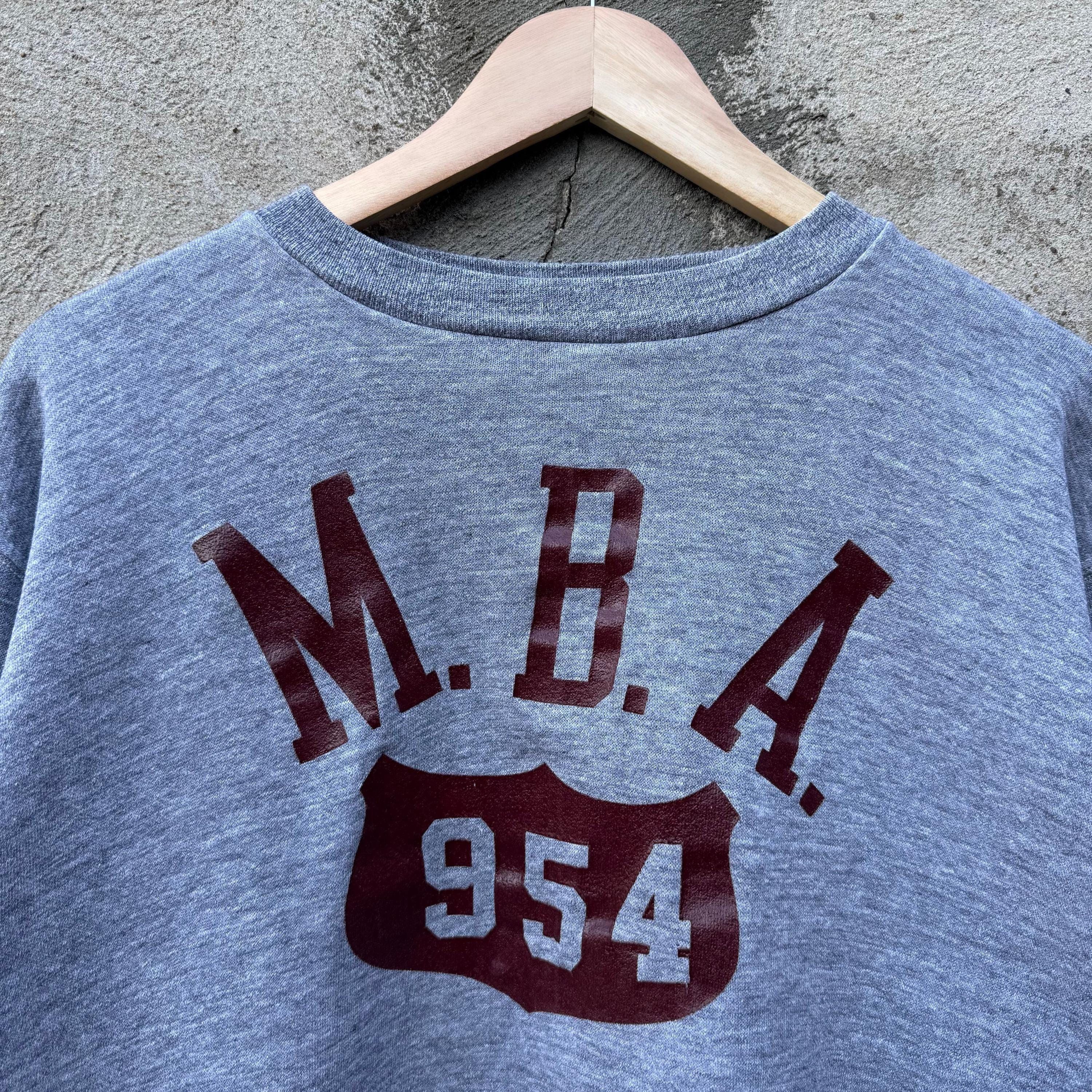 Russell Athletic × Vintage 70's Russell Athletic M.B.A 954 Faded Grey Sweatshirt Crewne Size US M / EU 48-50 / 2 - 4 Thumbnail