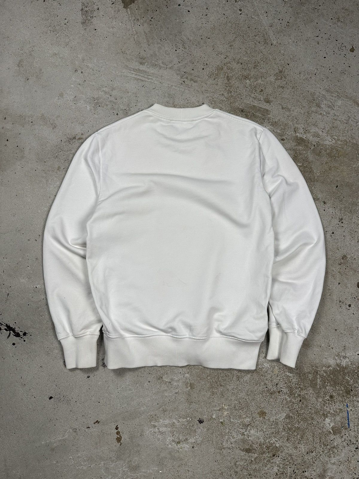 Helmut Lang Helmut Lang 2018 Autumn Winter White Crewneck Sweatshirt Size US S / EU 44-46 / 1 - 2 Thumbnail
