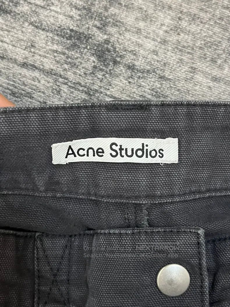 Acne Studios Acne Studios FW23 denim series wide flare heavy-duty workw Size 24" / US 00 / IT 34 - 2 Thumbnail