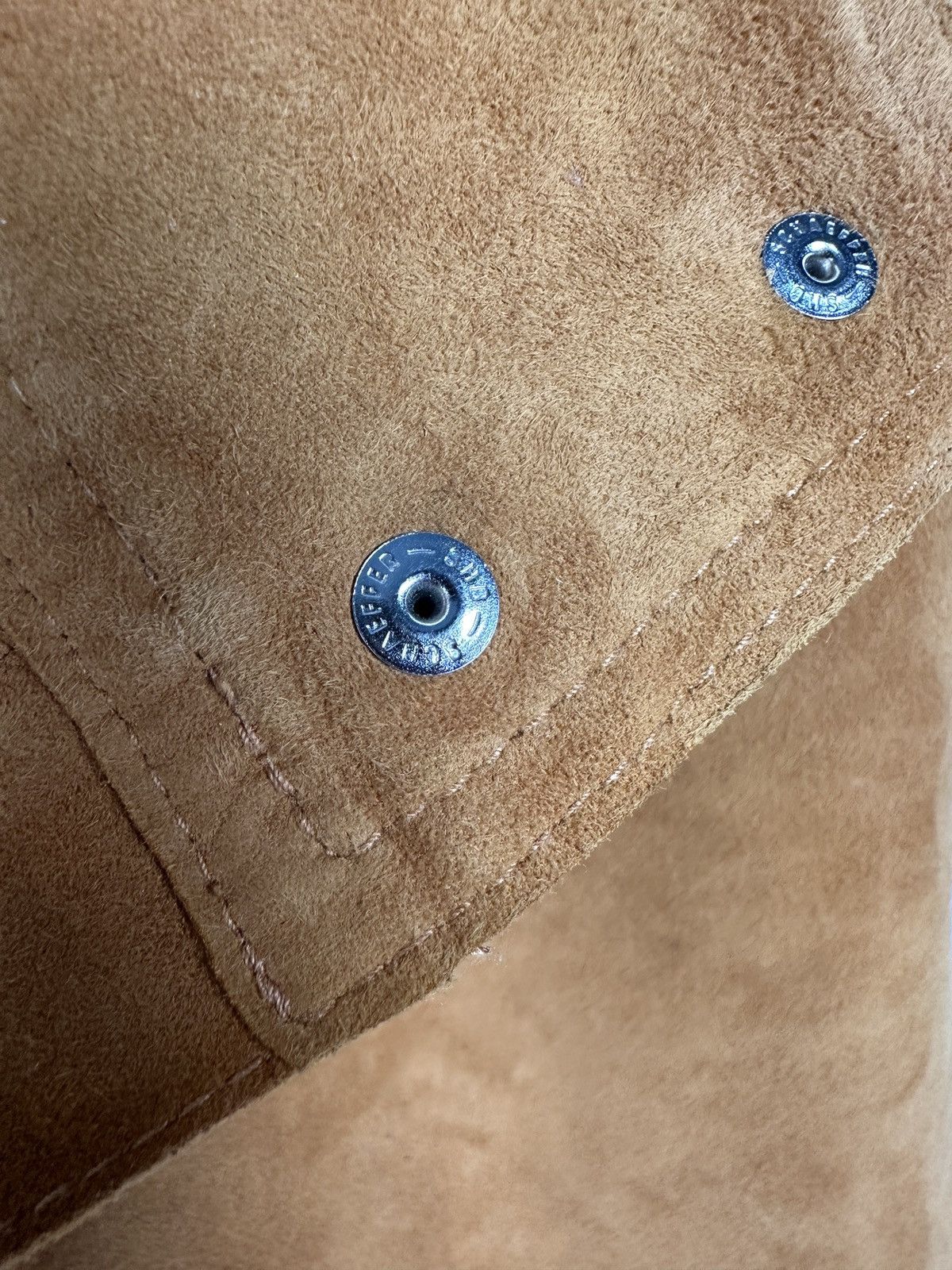 Dior SS02 CHRISTIAN DIOR JOHN GALLIANO Suede Leather Brown Shorts Size 30" / US 8 / IT 44 - 13 Thumbnail
