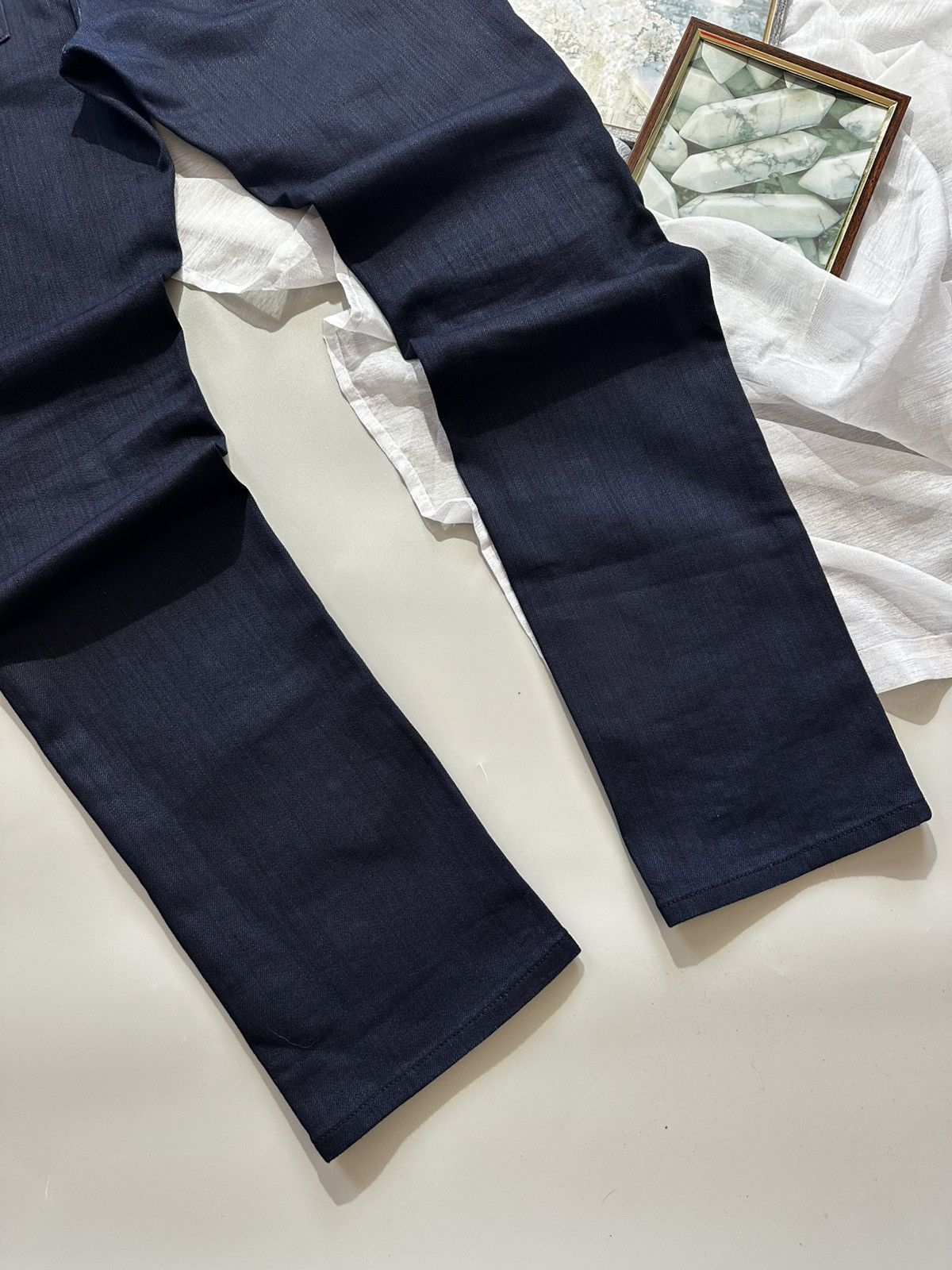 Prada Denim Jeans Prada Milano Dark Indigo Blue Navy Indigo Size US 34 / EU 50 - 3 Thumbnail