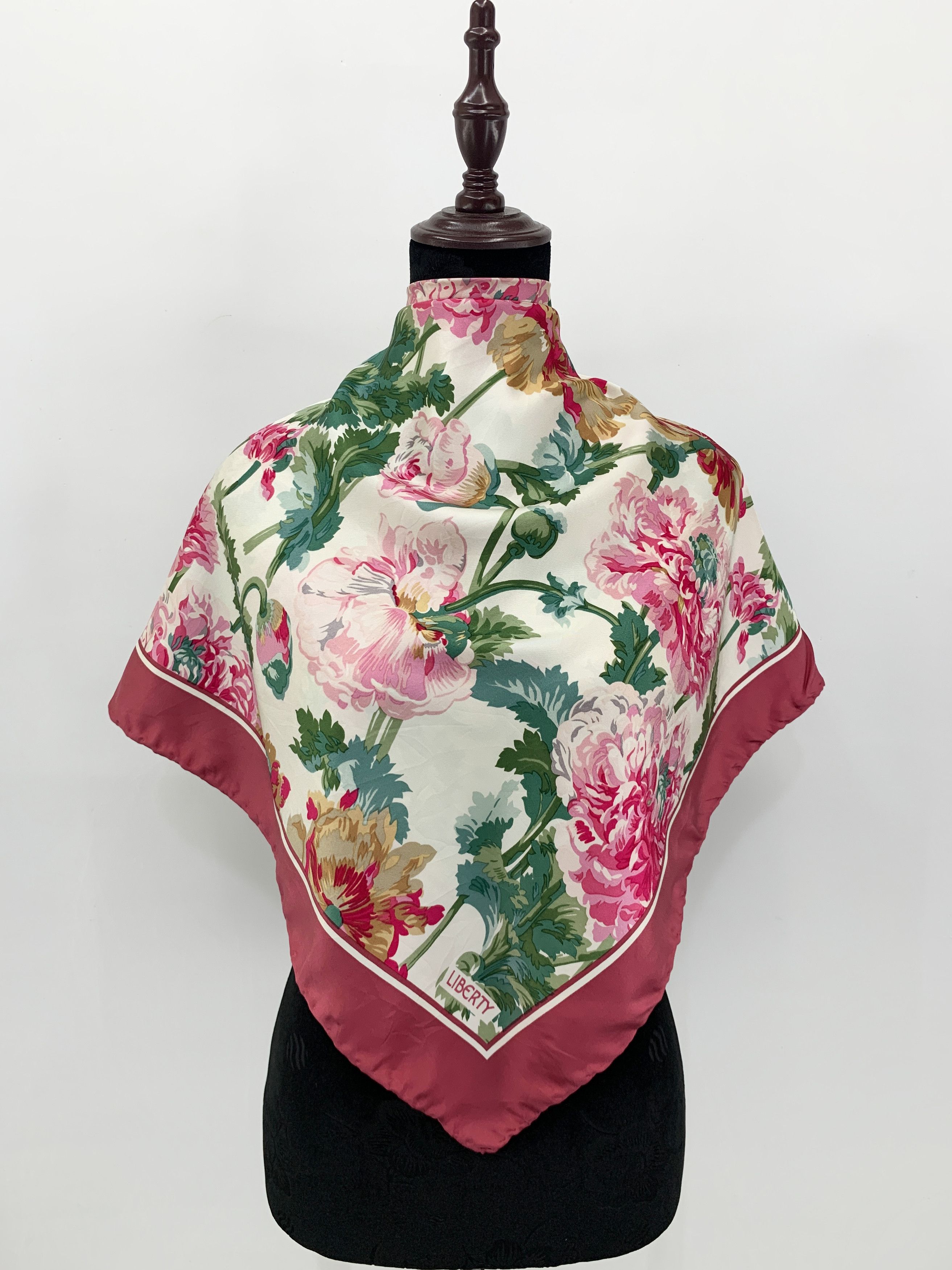 Vintage Liberty Silk Scarf Shawl Scarves - SCA581