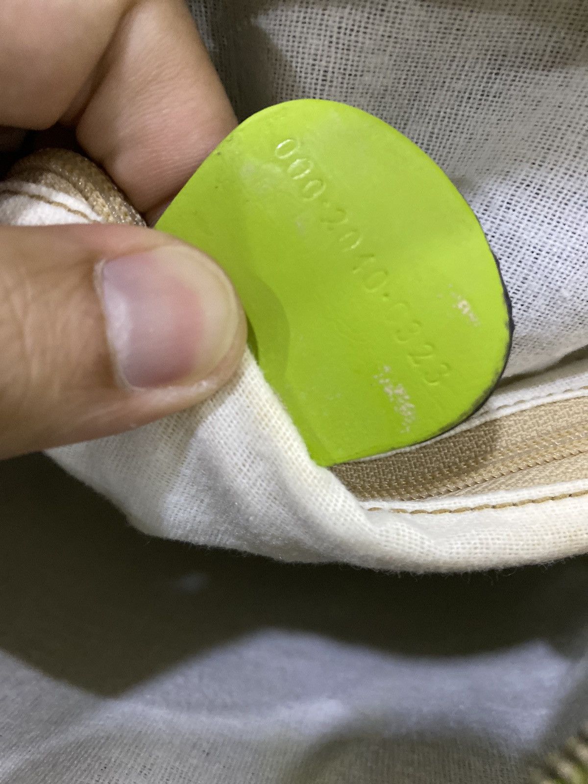 Gucci Vtg GUCCI bamboo neon green leather vanity cosmetic case bag Size ONE SIZE - 8 Thumbnail