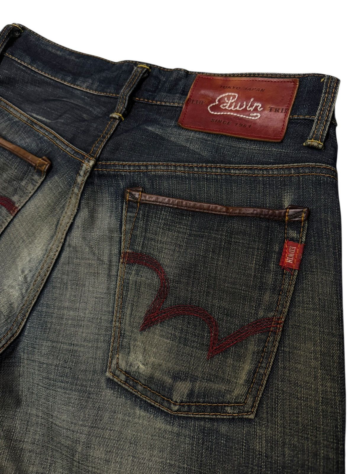 Edwin Vintage Edwin Blue Trip BTJ03 Japanese Denim Jeans | W32 Size US 32 / EU 48 - 8 Thumbnail
