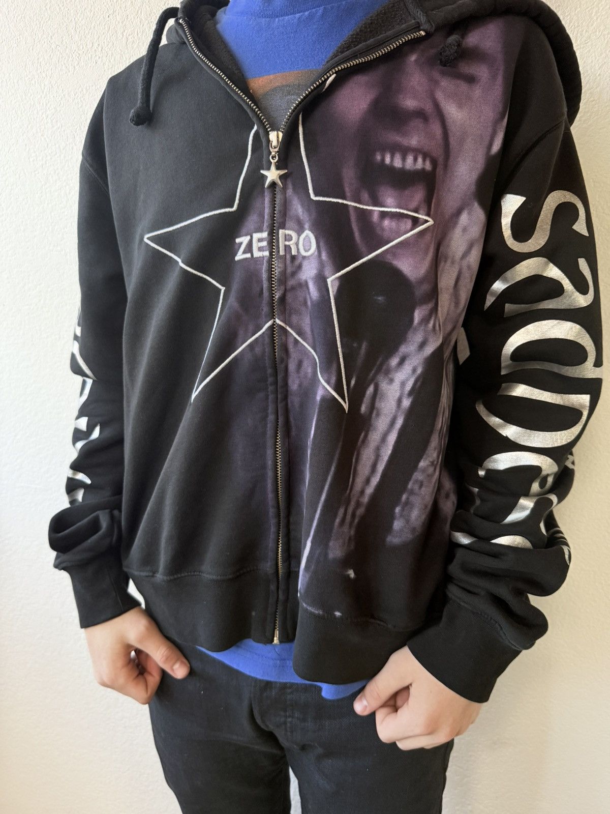 heaven by Marc Jacobs パーカー 黒 Heaven By Marc Jacobs Zero Smashing Pumpkins Zip Up