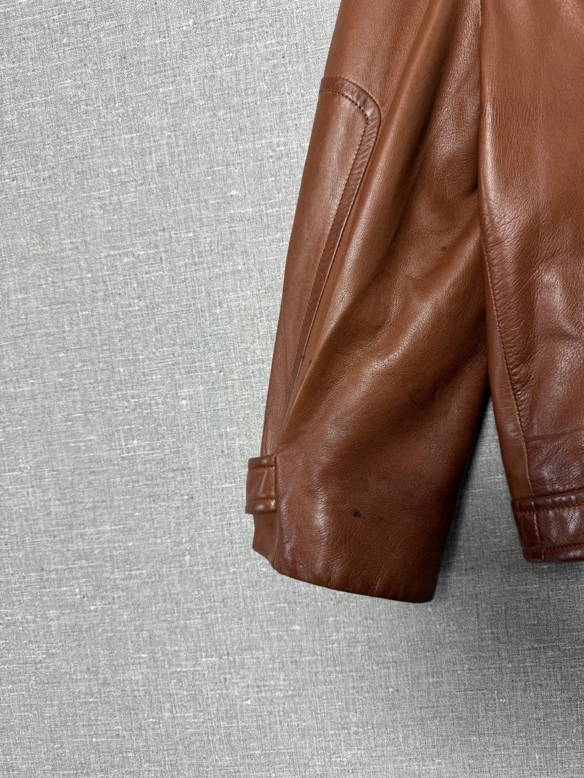 Miu Miu Miu Miu Lambskin Leather Biker Jacket with Buckle Cuffs sz44 Size M / US 6-8 / IT 42-44 - 22 Thumbnail
