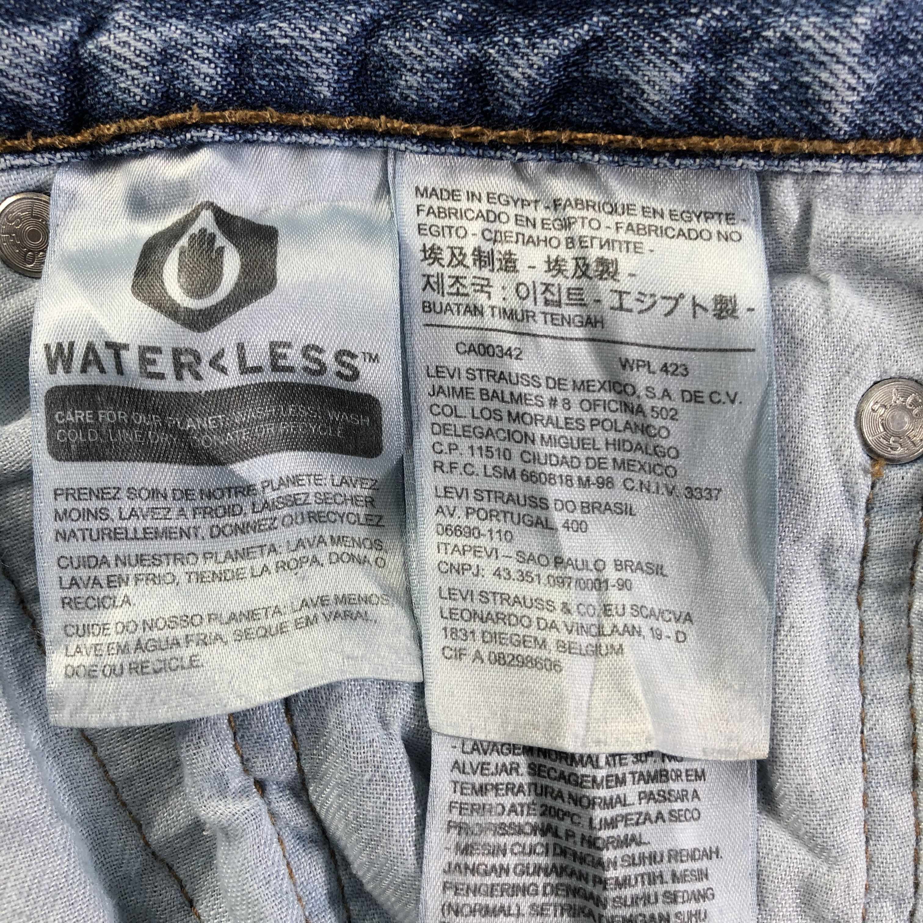 Levi's Vintage Blue Wash Levis 569 Jeans-J4273 Size US 37 - 11 Thumbnail