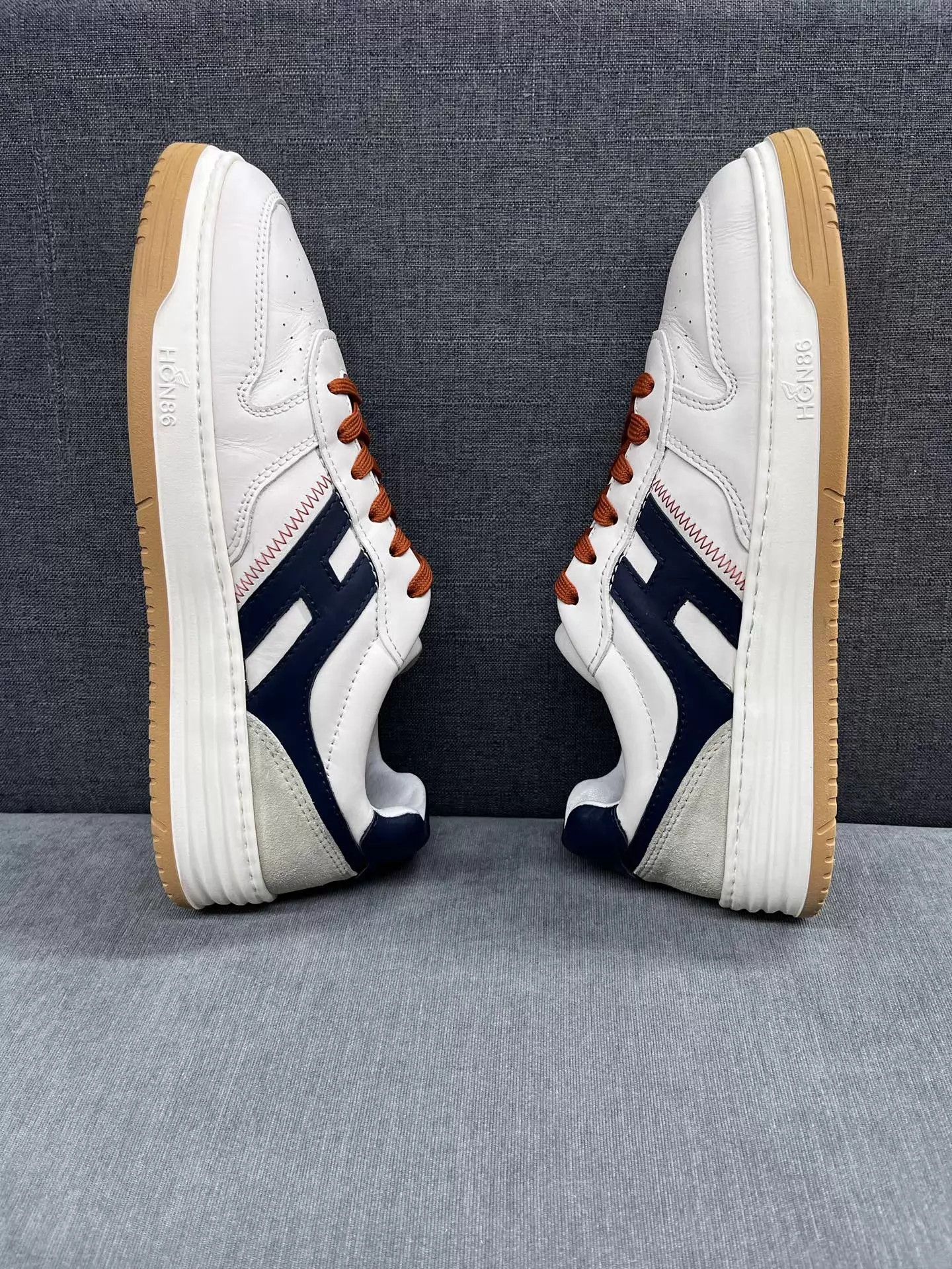 Hogan HOGAN H630 Casual Sneakers Tan Jianci Size 10/44.5 99 New Size US 10 / EU 43 - 3 Thumbnail