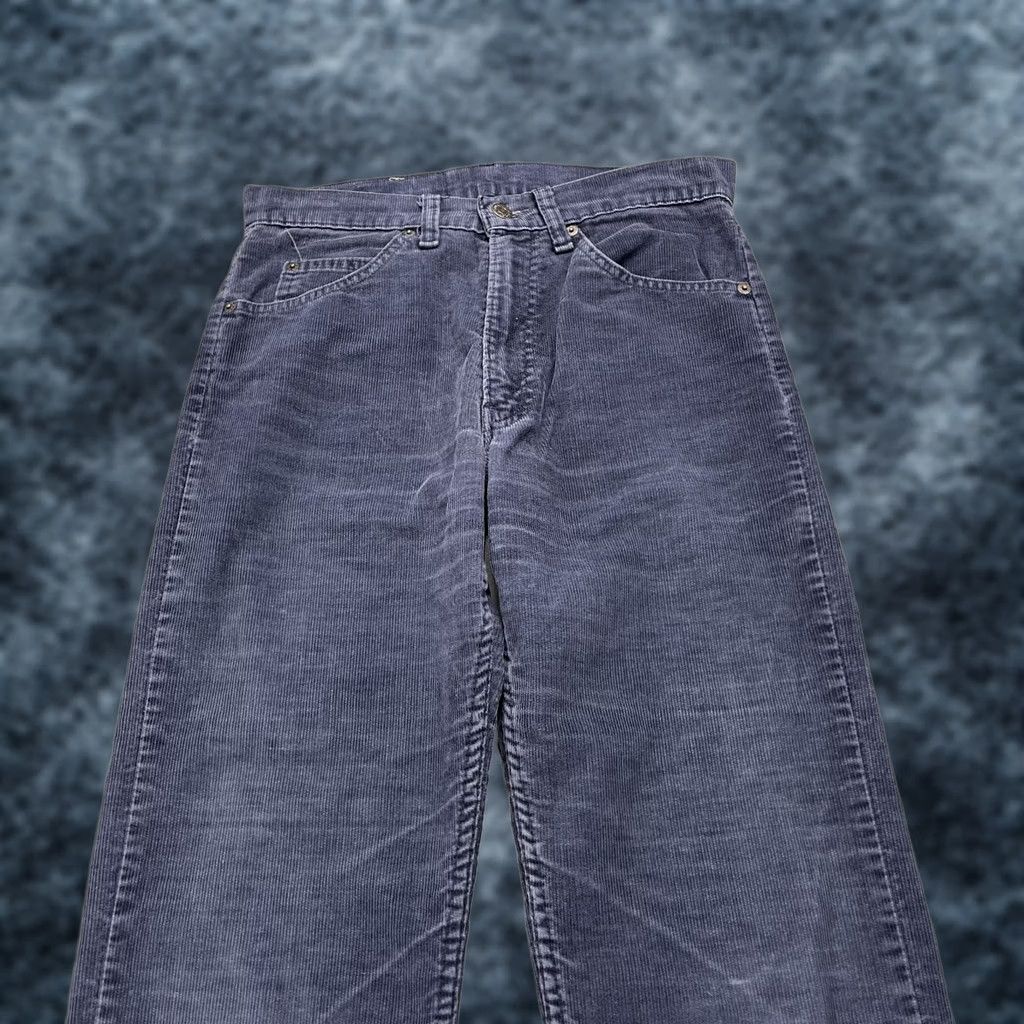 Levi's VINTAGE Levi's 500 Series Pants Mens 29x29 Corduroy Blue 80s 5-Pocket Denim Cotton Made USA Regular Straight Mens Size US 29 - 1 Thumbnail