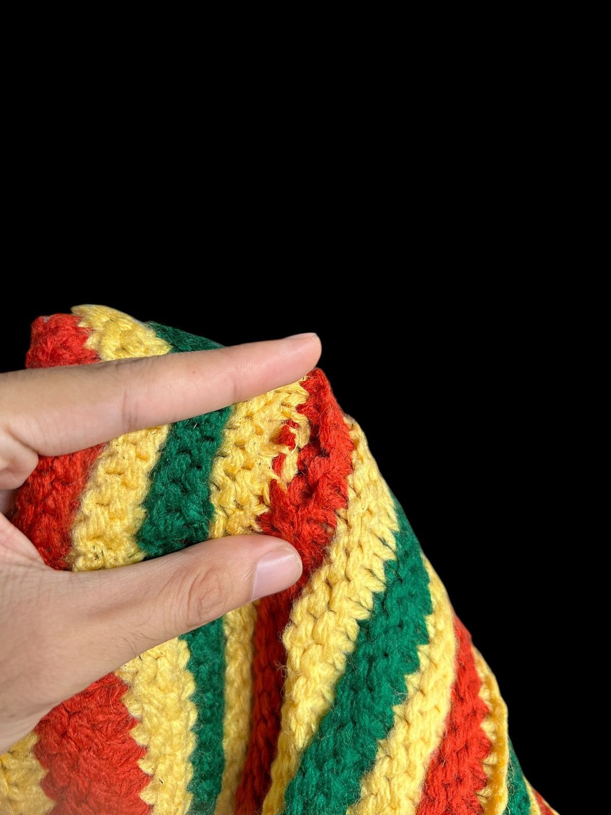 Japanese Brand × Kapital × Vintage Crochet Knitted handmade Long Big Beanie Hats Rare ☠️☠️ Size ONE SIZE - 10 Thumbnail