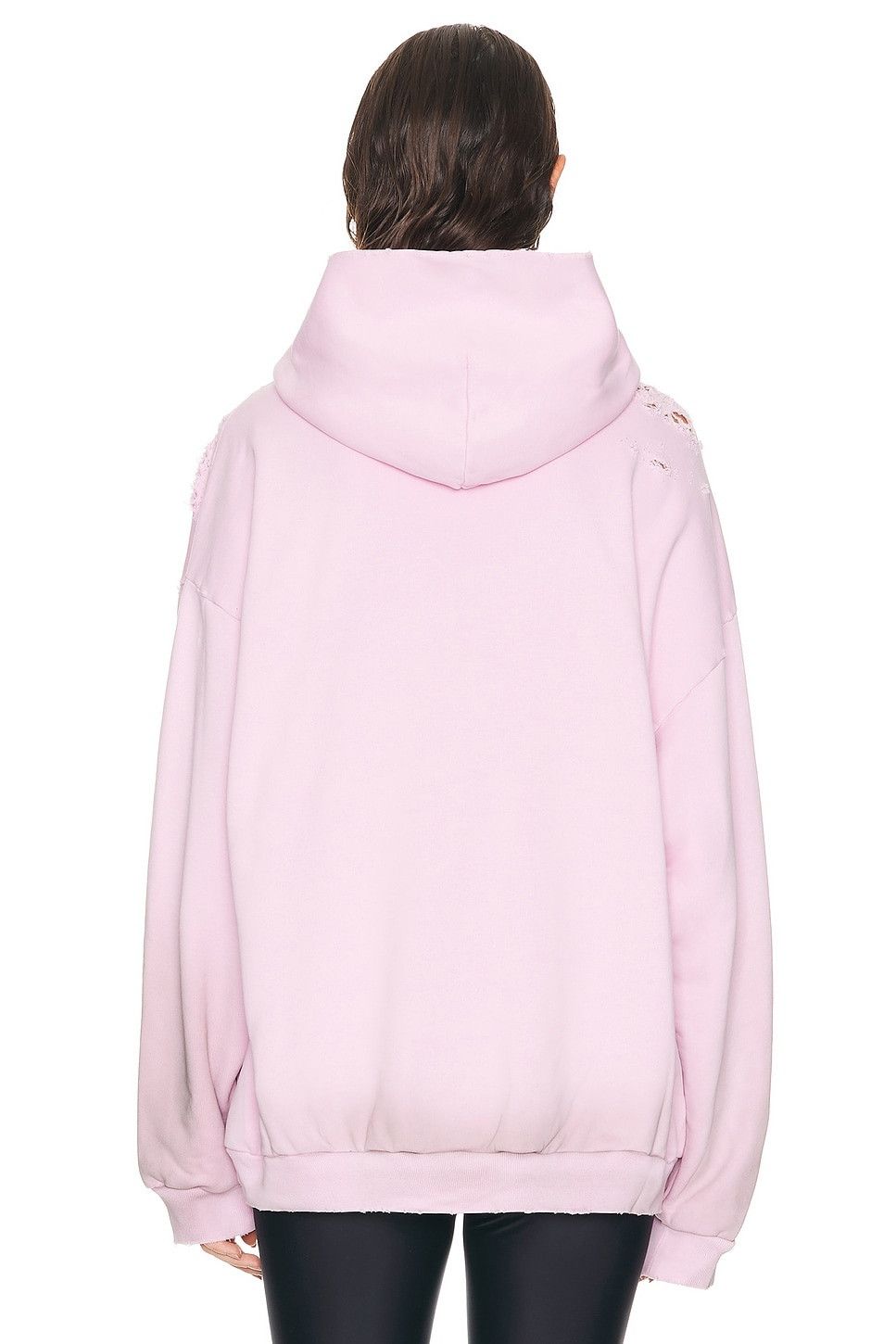 Balenciaga o1y0625 Logo Hoodie in Pink Size S / US 4 / IT 40 - 4 Thumbnail