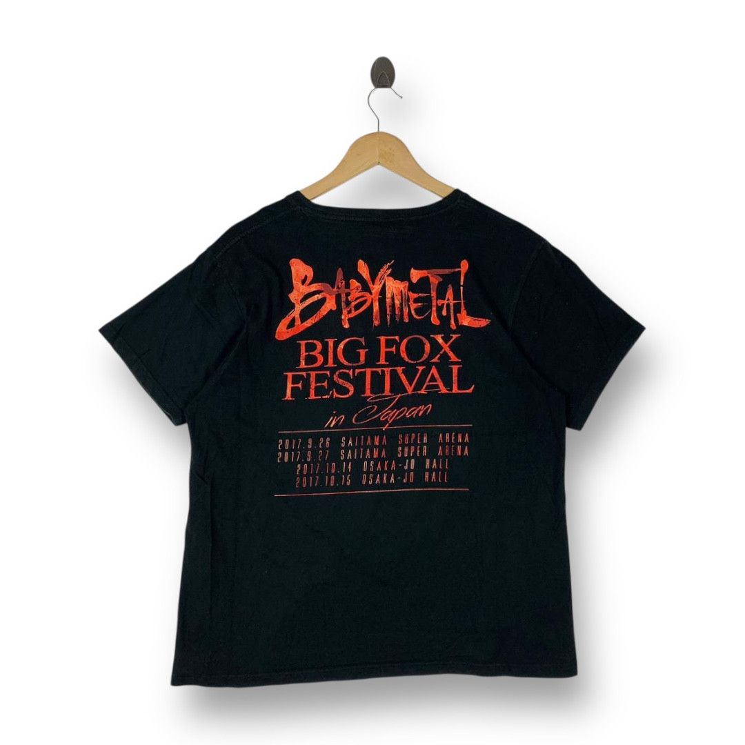 Other Vintage BABY METAL Big fox festival Japanese band tee Size US L / EU 52-54 / 3 - 4 Thumbnail