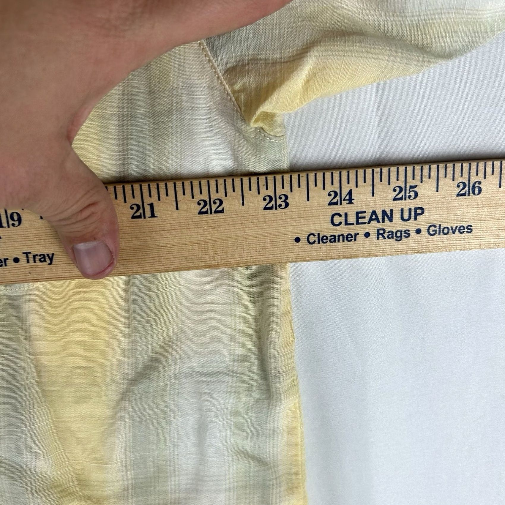 Tommy Bahama Tommy Bahama Linen Blend Camp Shirt Mens Medium Plaid Yellow Short Sleeve - Vintage Size US M / EU 48-50 / 2 - 6 Thumbnail