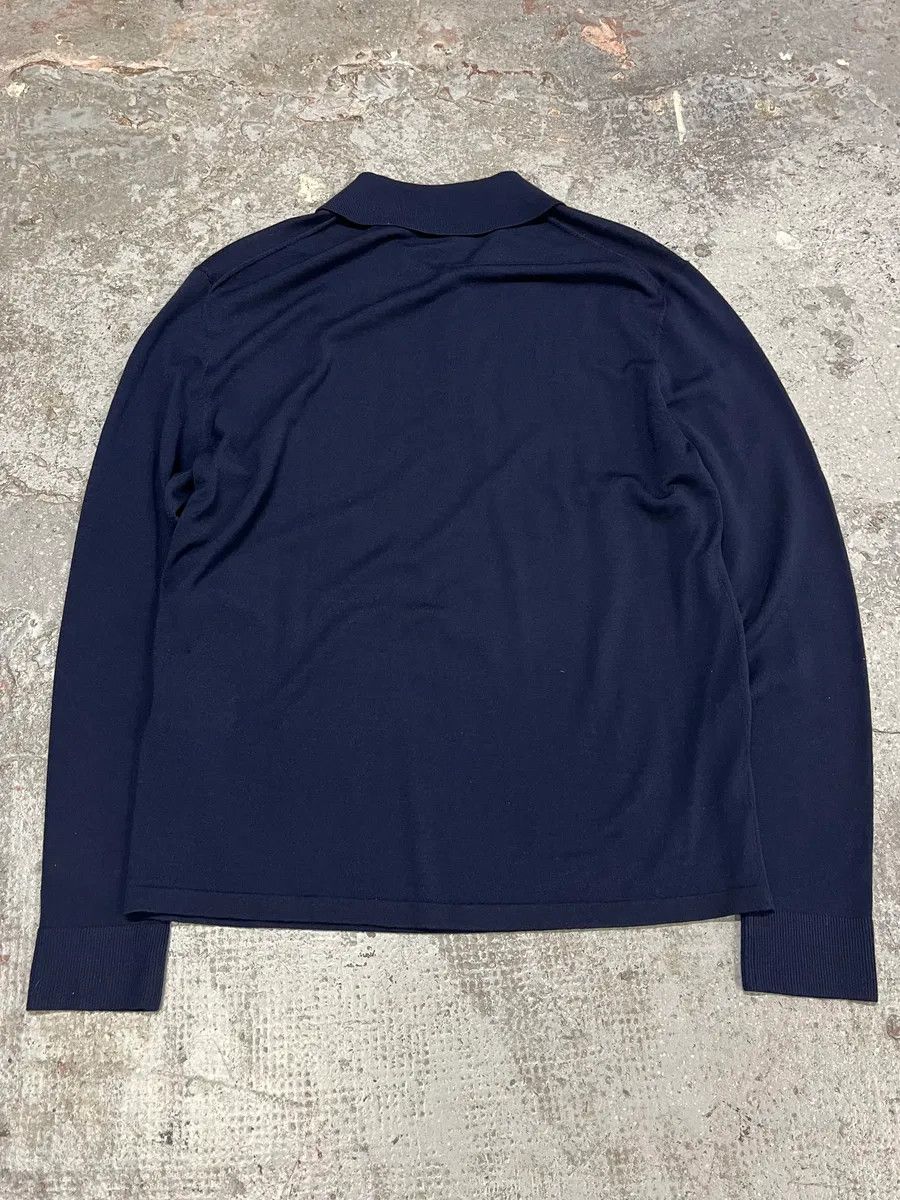 Acne Studios Acne Studios Navy Wool Polo Sweater Size US M / EU 48-50 / 2 - 7 Thumbnail