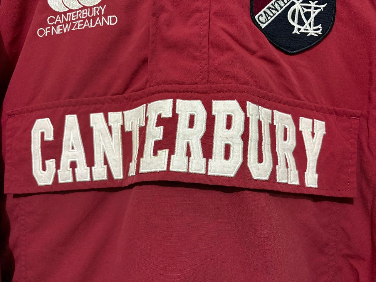 Vintage Canterburry Anorak Jacket With Hoodie Design