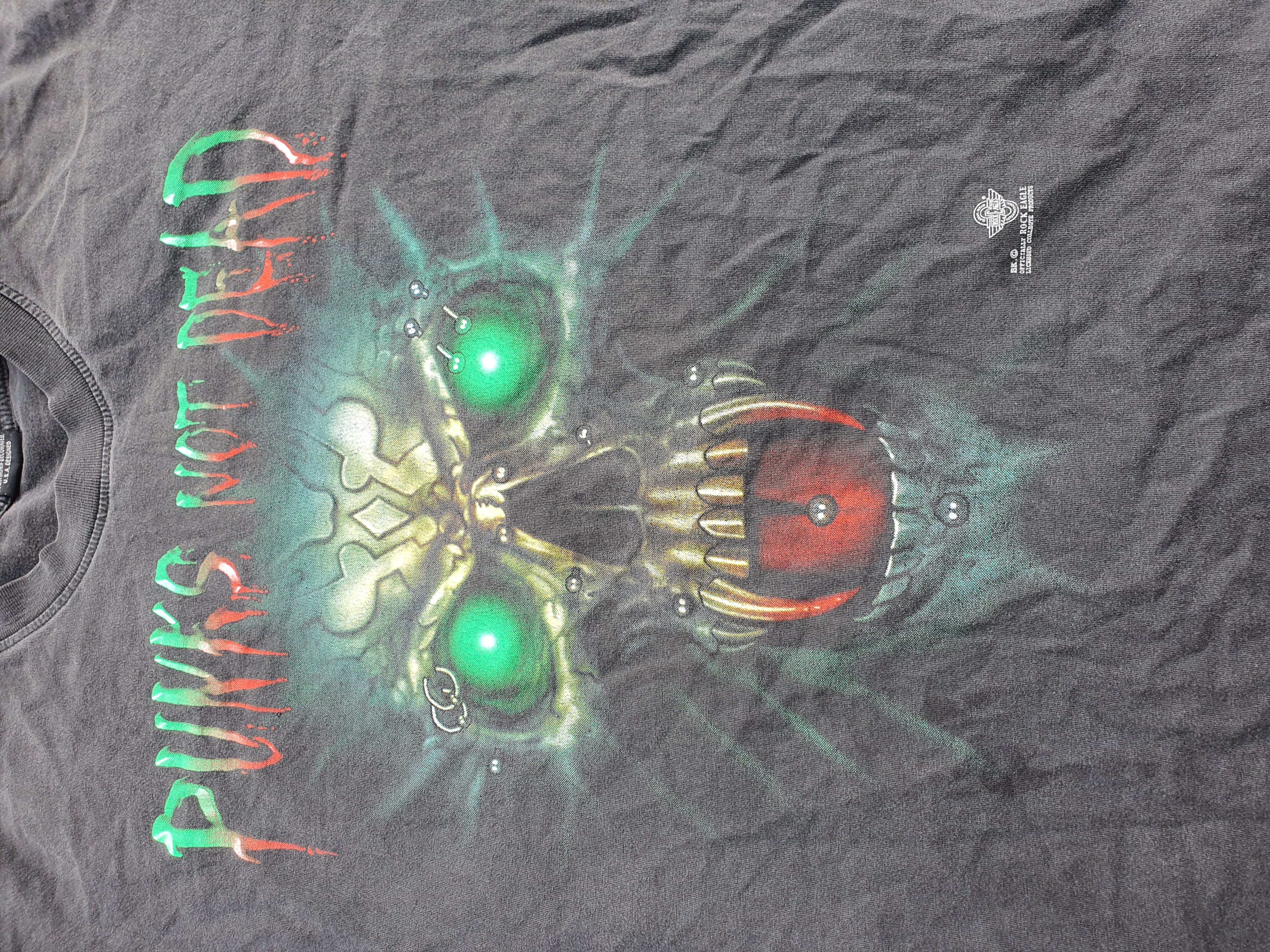 Band Tees × Vintage Vintage Punks Not Dead Black Tee Size US XL / EU 56 / 4 - 6 Thumbnail