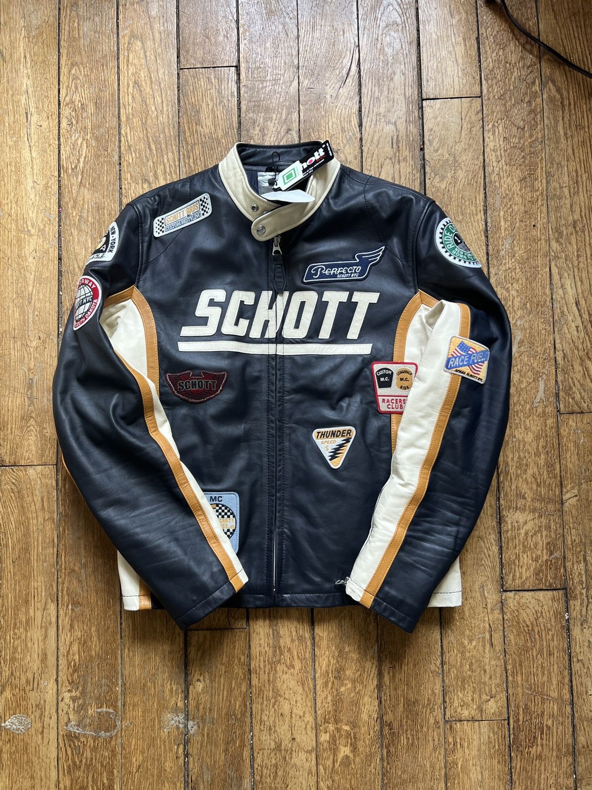 Schott JACKET RACE MOTOR SCHOTT Size 48L - 1 Thumbnail