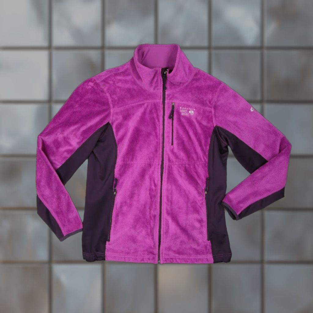 Mountain Hardwear Mountain Hardwear Jacket Women Medium Purple Fleece Full Zip Pockets Gorpcore Outdoor Size M / US 6-8 / IT 42-44 - 1 Thumbnail