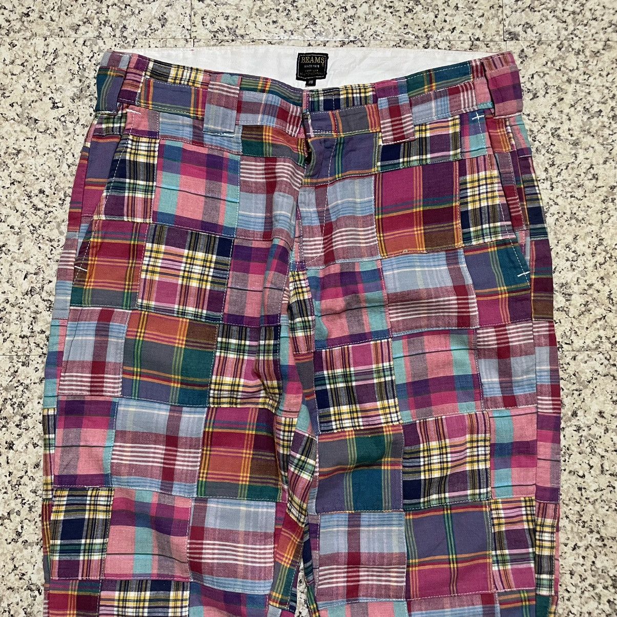 Beams Plus RARE BEAMS x Dickies Patchwork Madras Plaid Trousers Size US 30 / EU 46 - 2 Thumbnail
