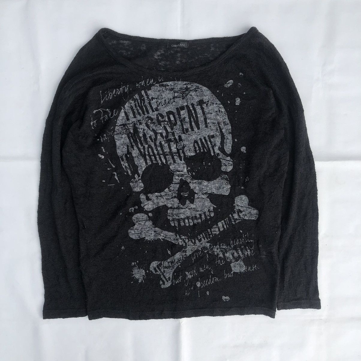 Japan Poem Time Misspent In Youth One Skull Punk Rock Style