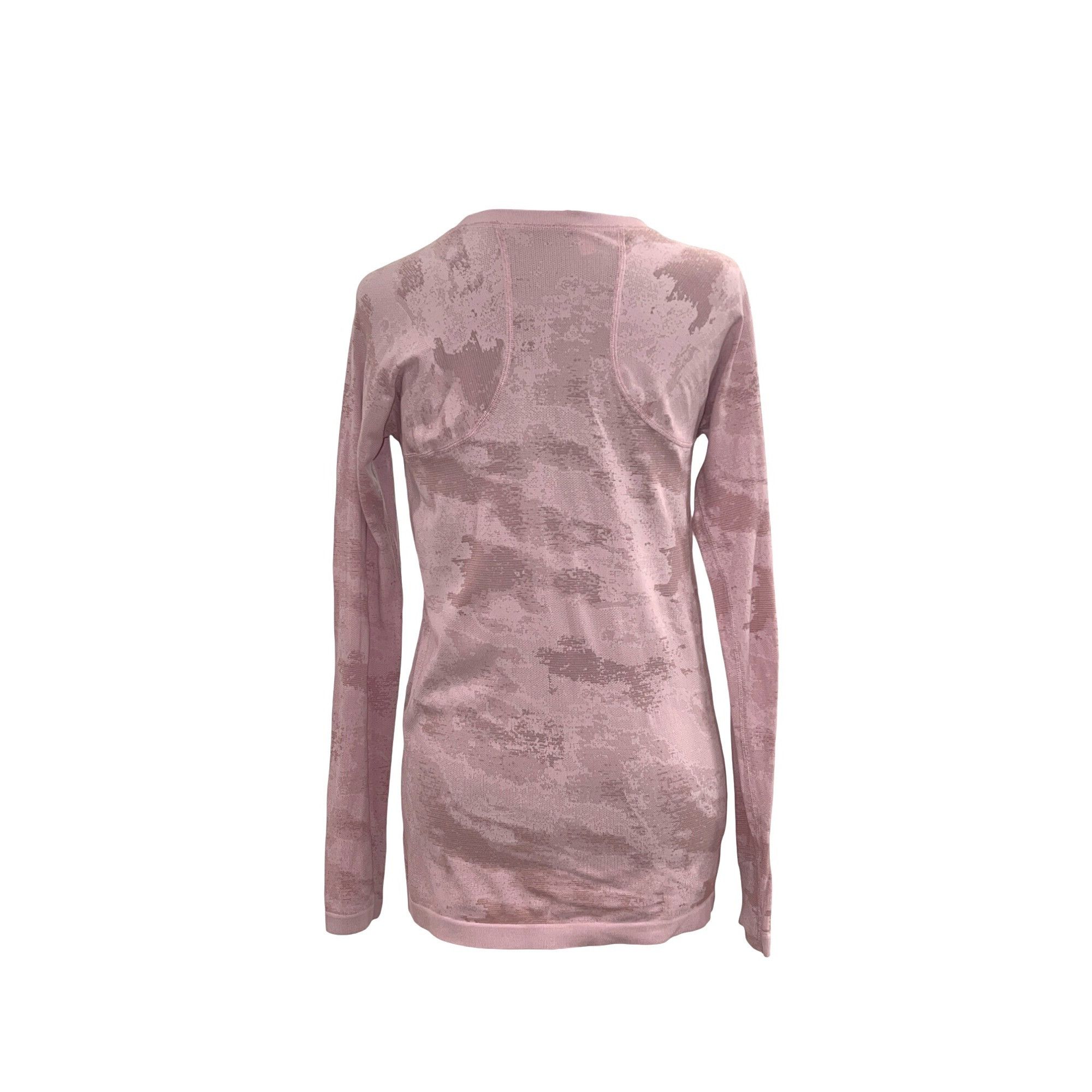 Athleta Athleta Womens Long Sleeve Seamless Top Pink Camo Print Size Size S / US 4 / IT 40 - 3 Thumbnail