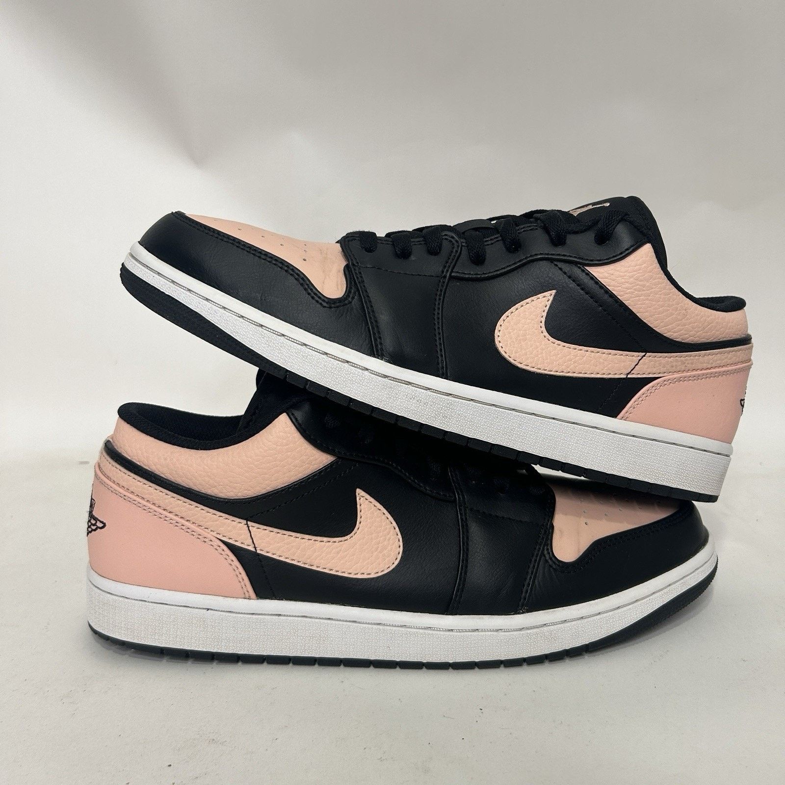 Jordan Brand Nike Air Jordan 1 Low Retro “Crimson Tint/Pink Black White” Size US 13 / EU 46 - 1 Thumbnail