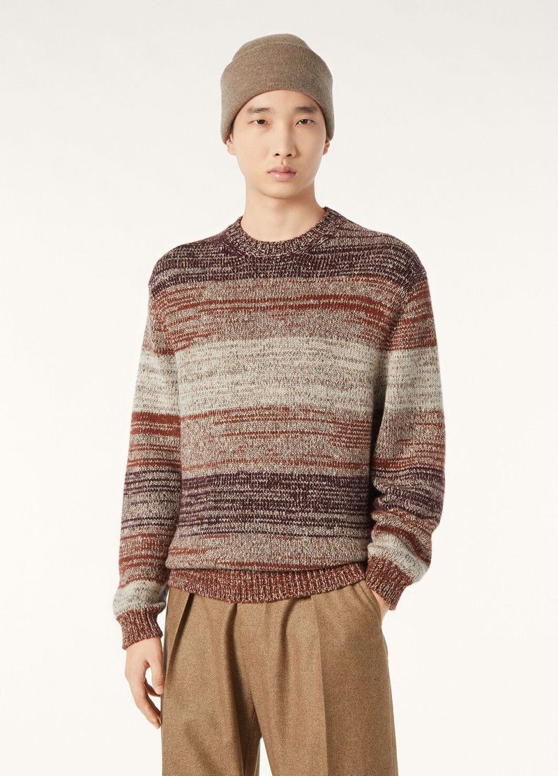 Loro Piana o1w1db10226 FAO9799 Ispra Crewneck Sweater in Multicolor Size US M / EU 48-50 / 2 - 4 Thumbnail