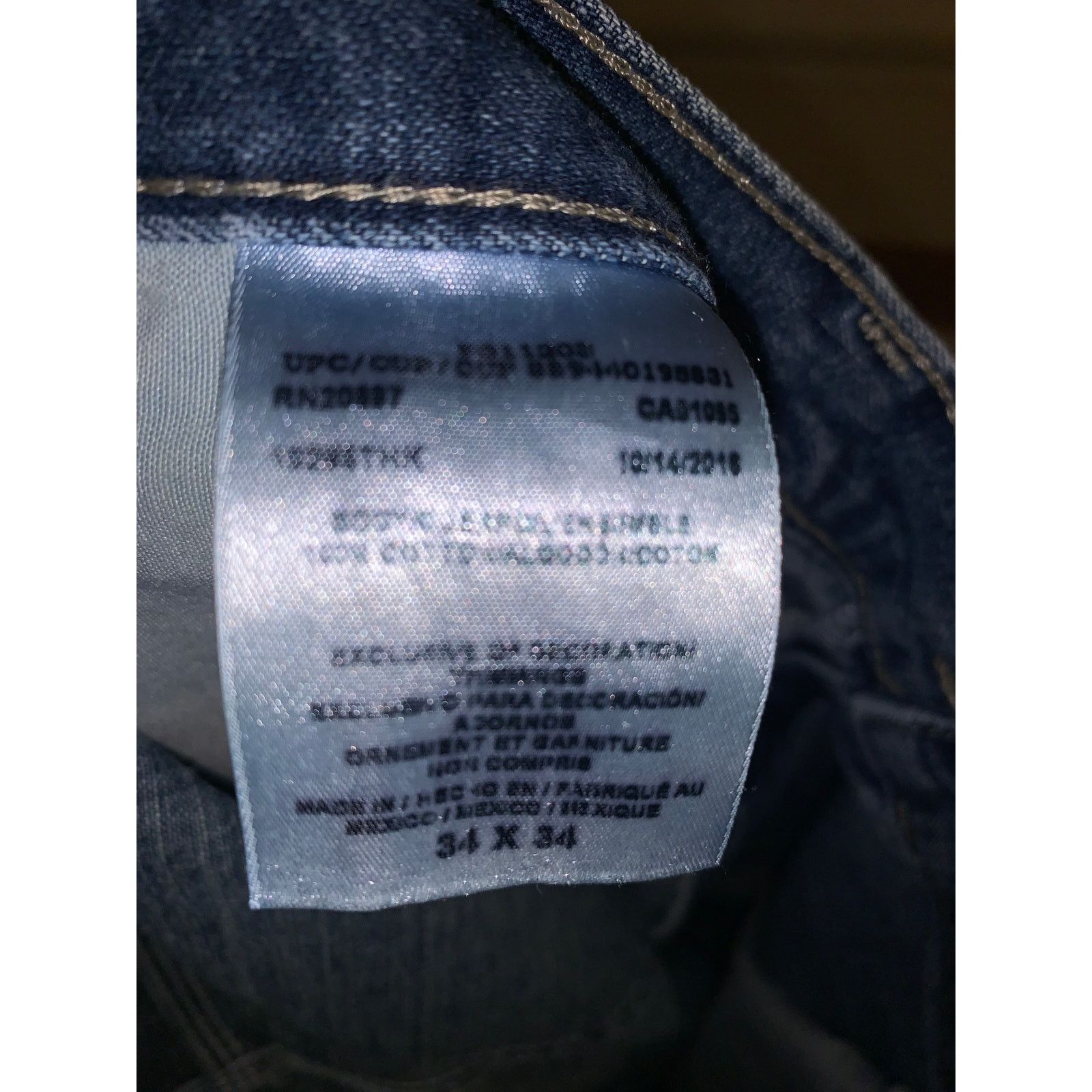 Dickies Dickies Jeans 34x34 Dark Wash Straight Leg Regular Fit Denim Size US 34 / EU 50 - 7 Thumbnail