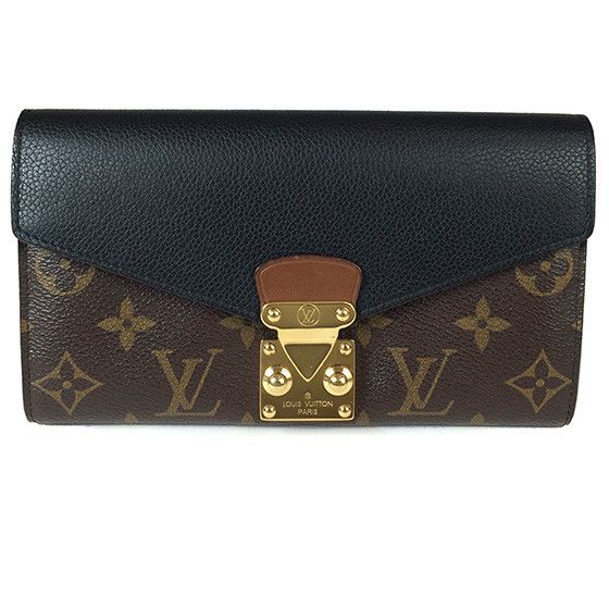Louis Vuitton Monogram Portefeuille Palace Noir Black Long Wallet
