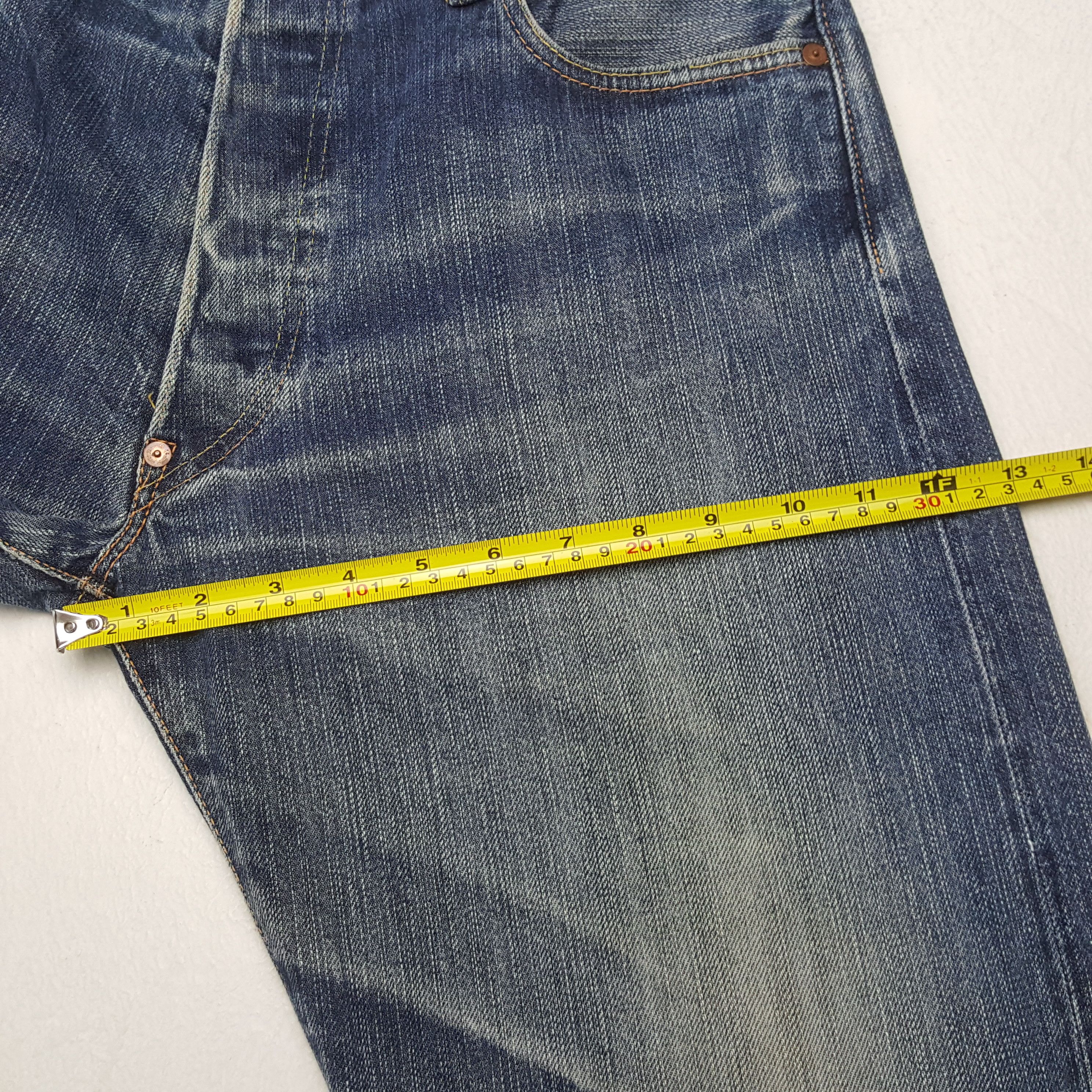Evisu Evisu Japanese Brand Custom Daicock Jeans RR10 Size US 33 - 9 Thumbnail
