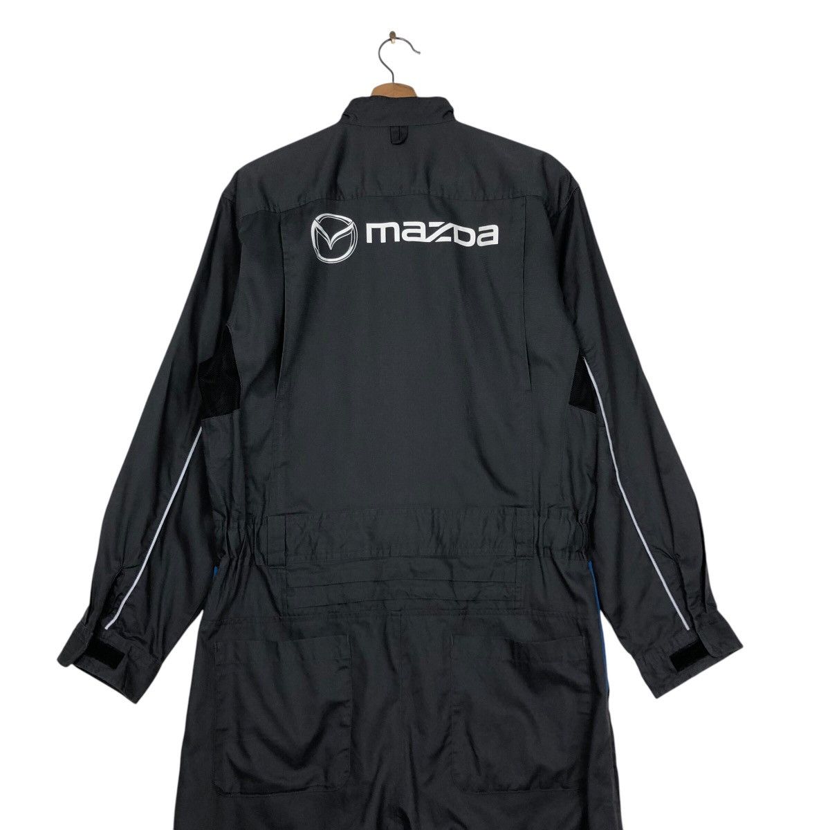 Japanese Brand Vintage Coverall Chore Worker Racing Mazda Big Logo Backhit Size US 36 / EU 52 - 12 Thumbnail