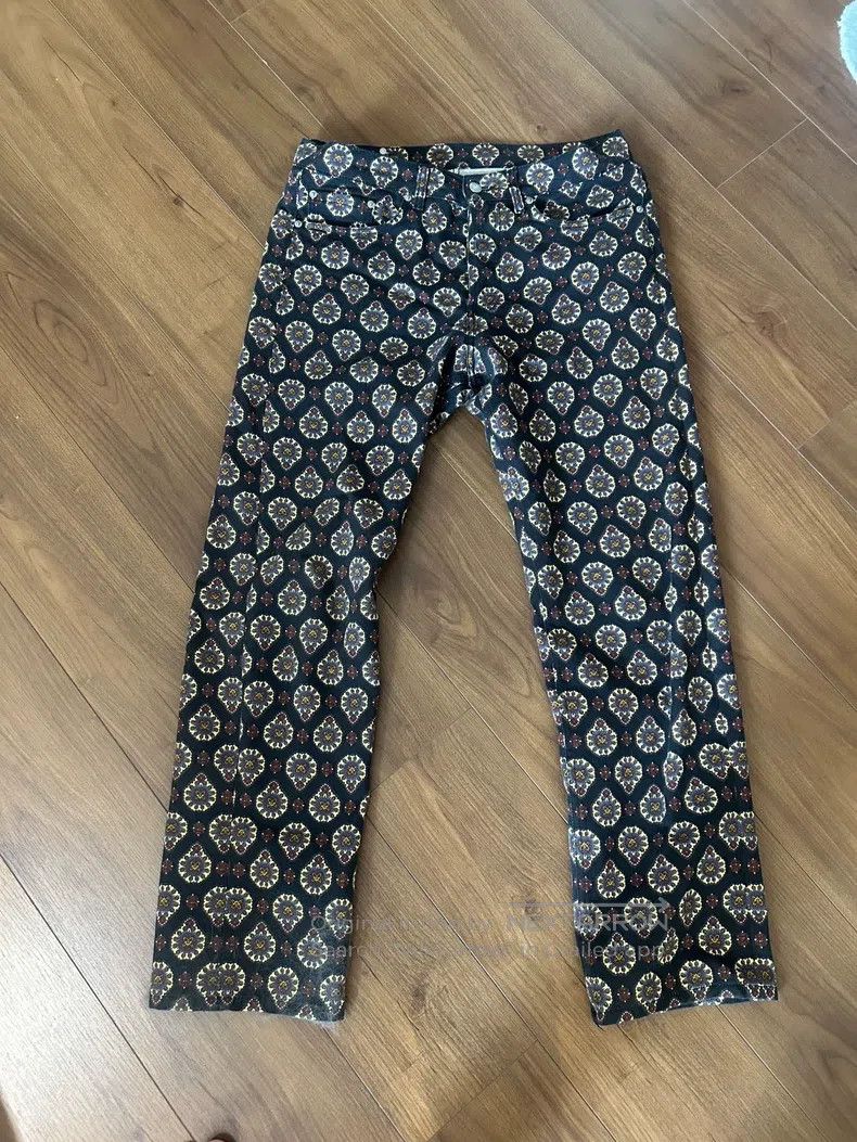 Dries Van Noten Dries Van Noten Patterned Trousers Size 31" - 1 Thumbnail