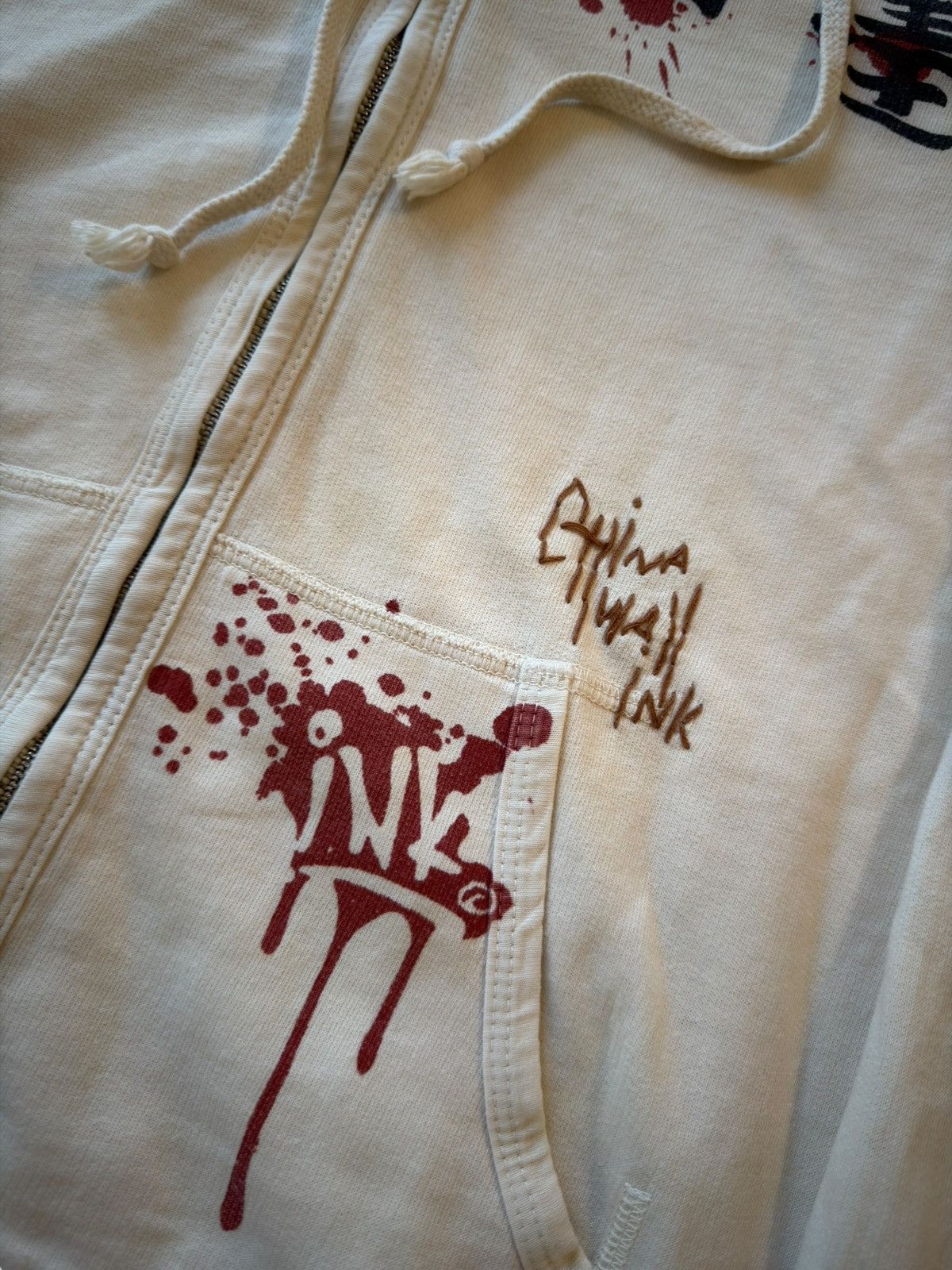 The Great China Wall *RARE* 90s VINTAGE THE GREAT CHINA WALL TGCW HOODIE INK LA Size L / US 10 / IT 46 - 10 Thumbnail
