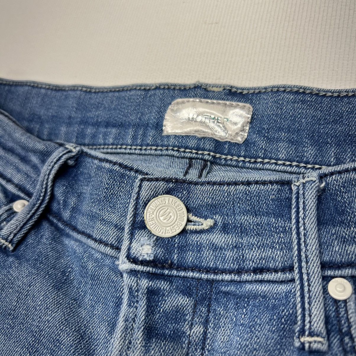 MOTHER Mother Jeans The Stunner Ankle Fray Graffiti Girl Distressed Size 24" / US 00 / IT 34 - 6 Thumbnail