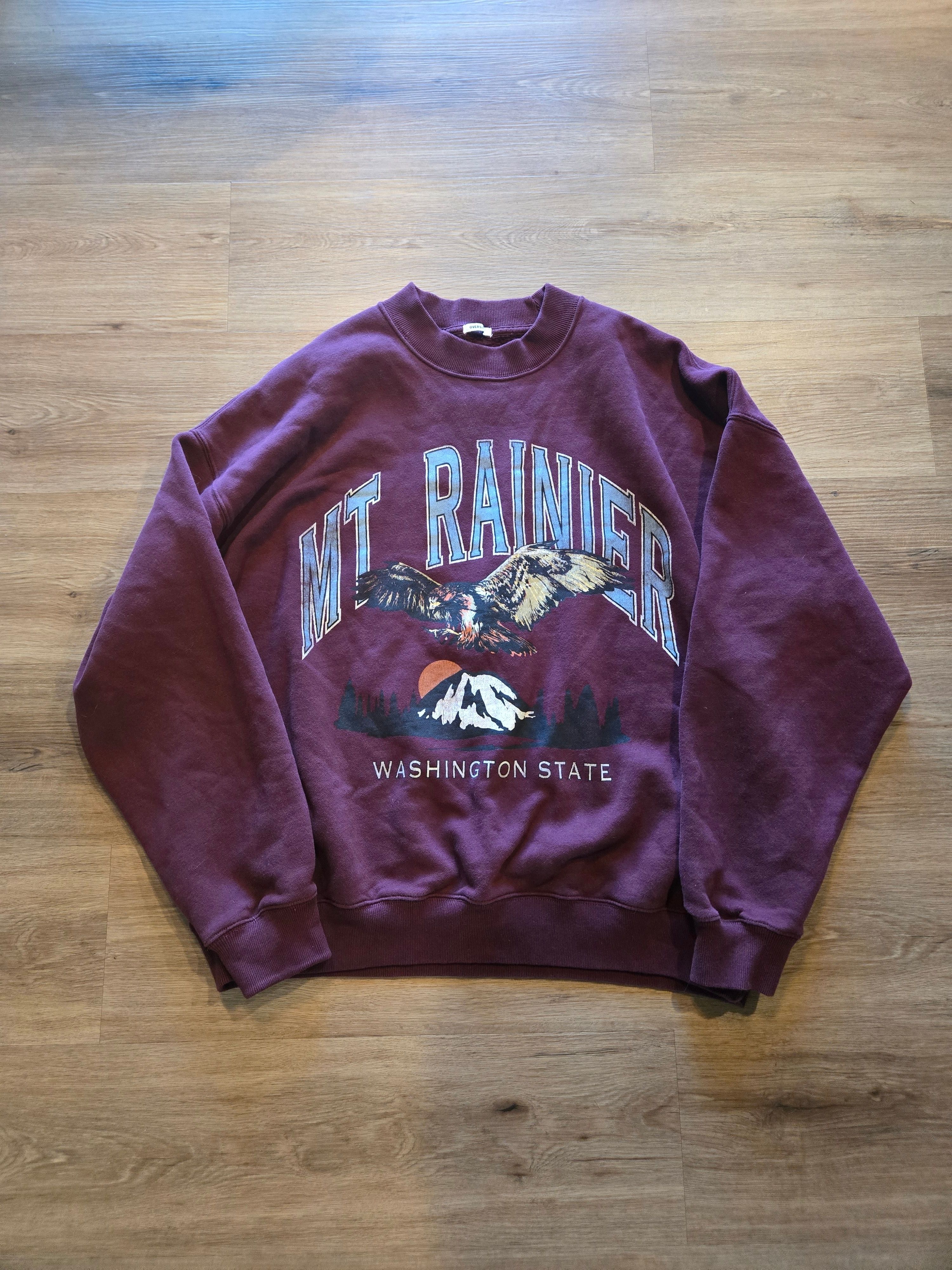 Abercrombie & Fitch Vintage Abercrombie Mt Rainier Oversized Crewneck Size US L / EU 52-54 / 3 - 1 Thumbnail