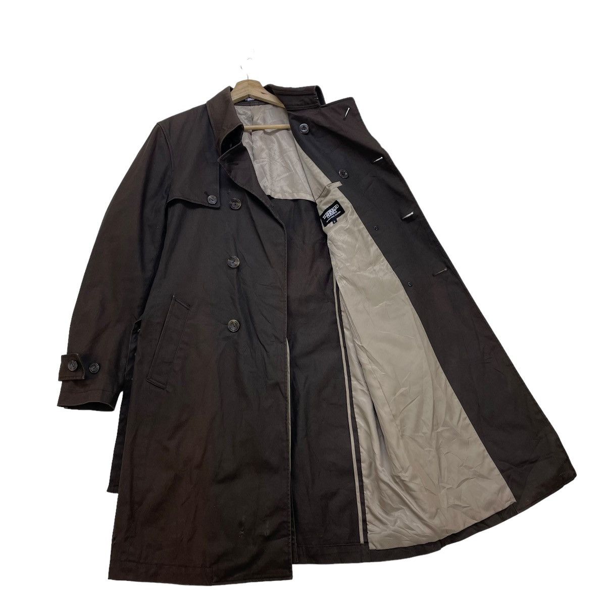 Japanese Brand 🔥Tornado Mart Japan Trench Coat Distressed Faded Jacket Size US S / EU 44-46 / 1 - 1 Thumbnail