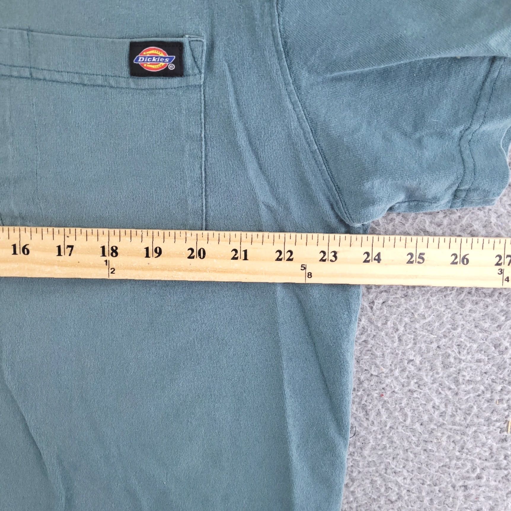 Dickies Dickies Shirt Mens XL Blue Pocket Short Sleeve Work Distressed Casual Size US XL / EU 56 / 4 - 7 Thumbnail